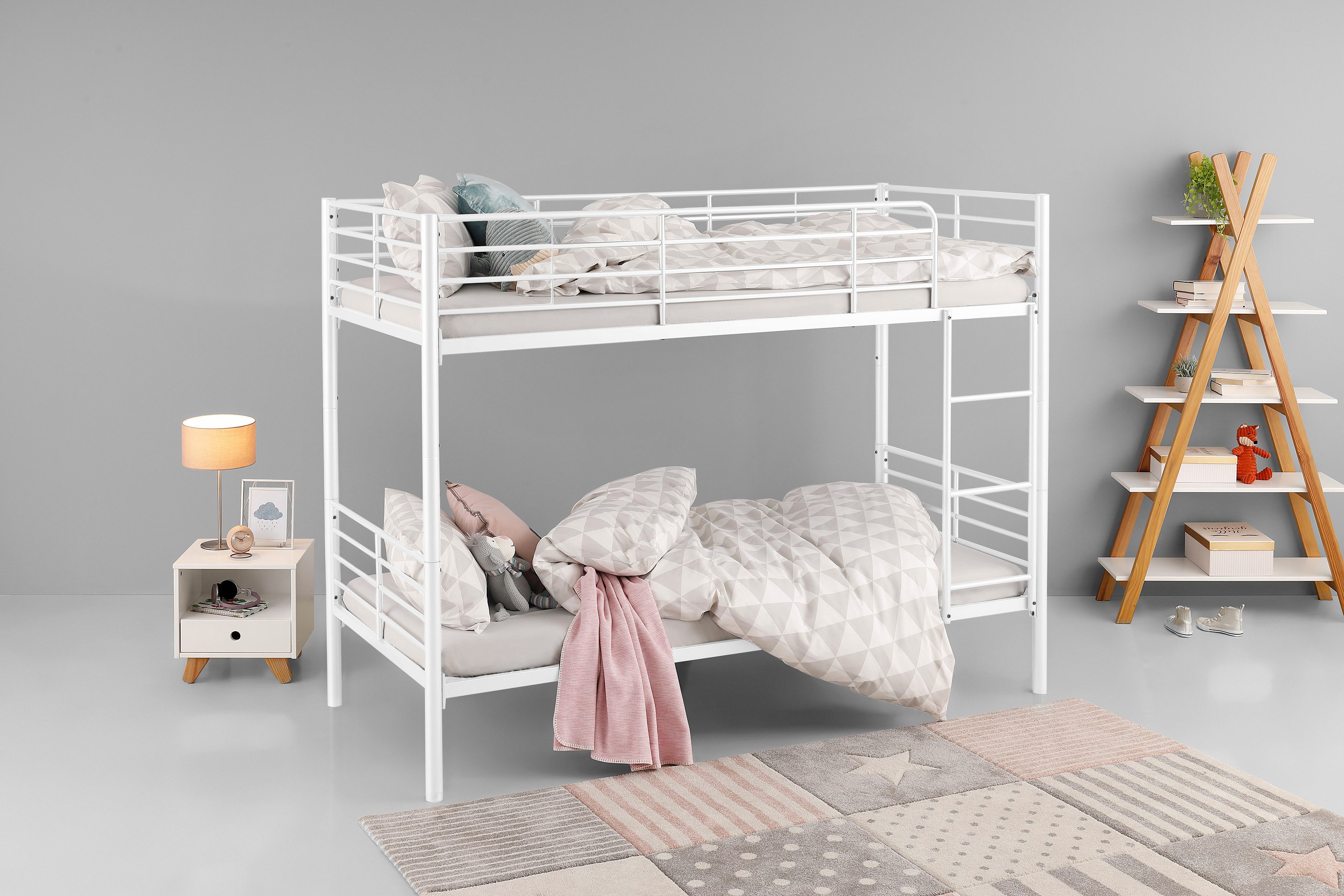 Lüttenhütt Stapelbed Hayo, unser Top-Angebot zum DAUERTIEFPREIS, Metallbett, Stockbett