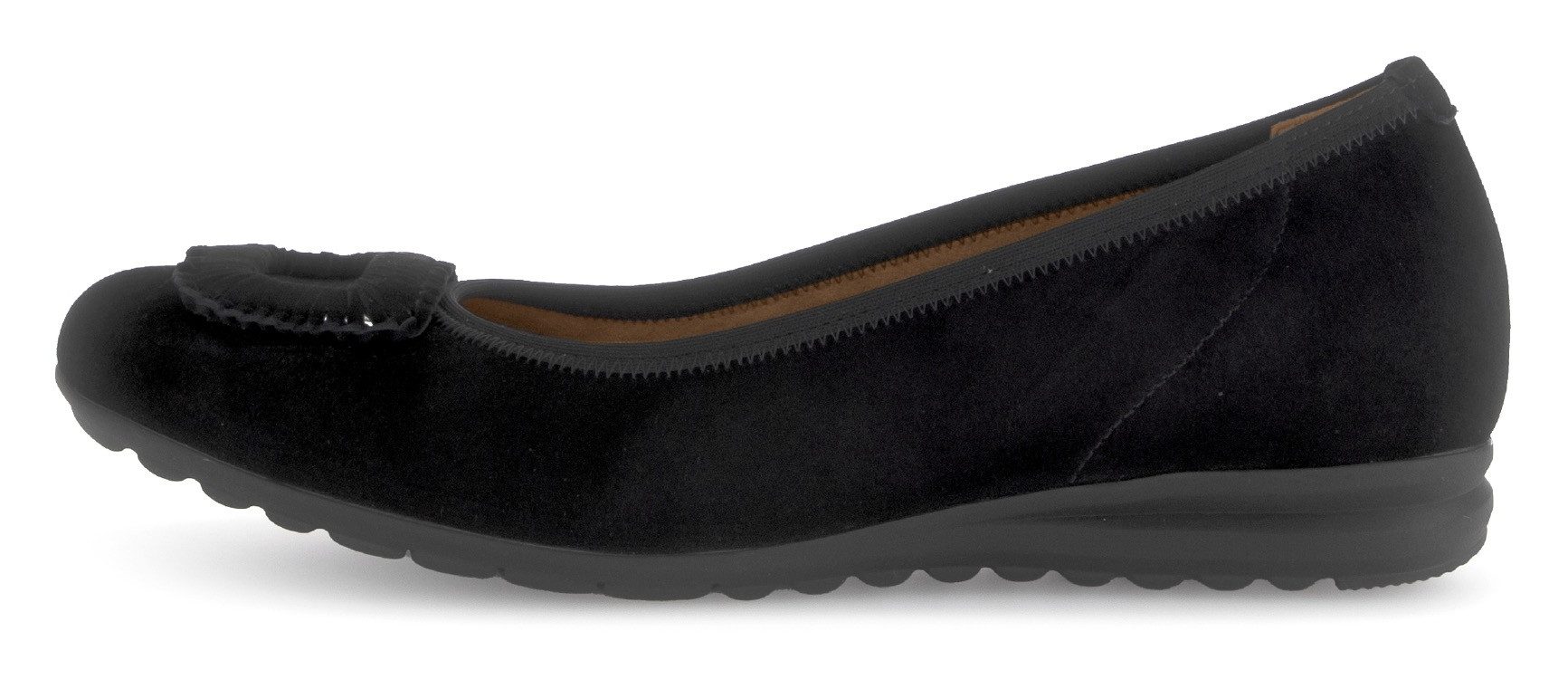 Gabor Ballerina's Florence , comfort schoen, zakelijke schoen, elastische afwerking, comfortbreedte g (= breed)