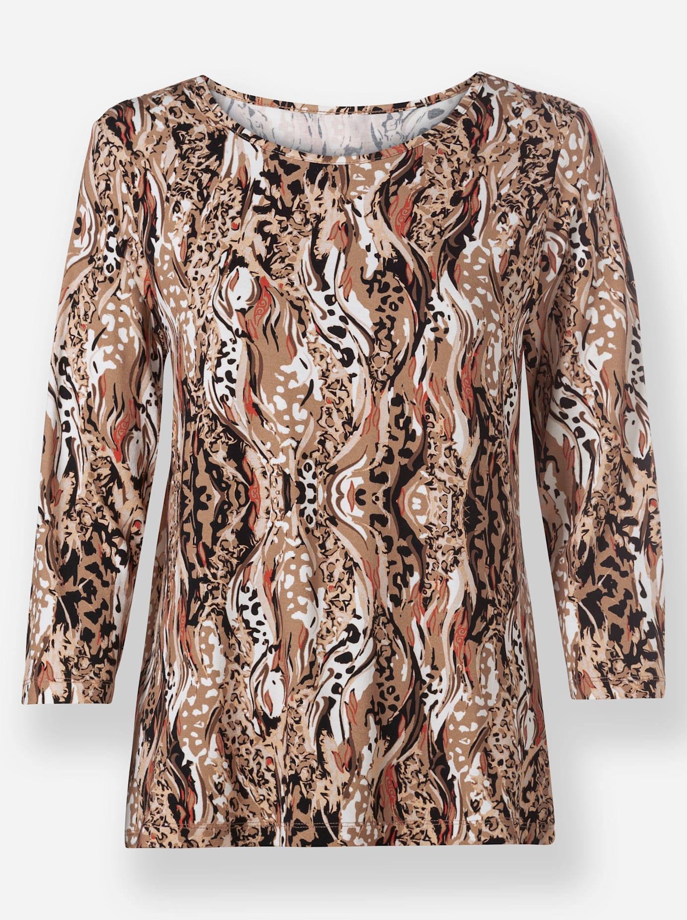 Classic Shirt met 3/4 mouwen Shirt (1-delig)