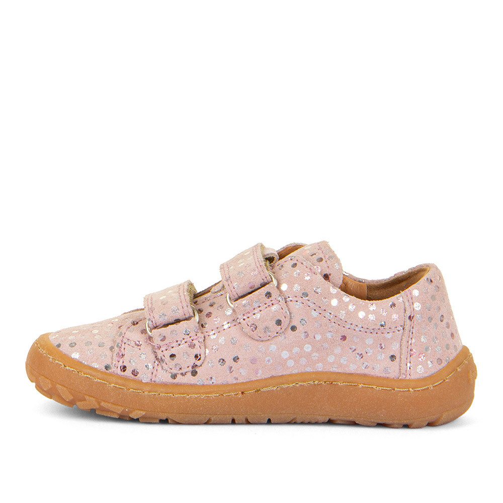 froddo® Klittenbandschoenen BAREFOOT BASE , bevestigings schoen, blote voeten schoen versierd met metallic stippen