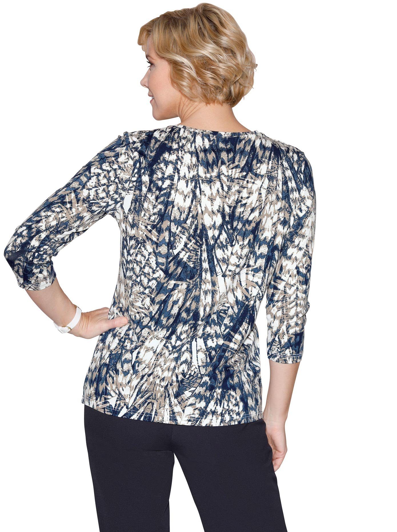 Classic Shirt met 3/4-mouwen Shirt (1-delig)