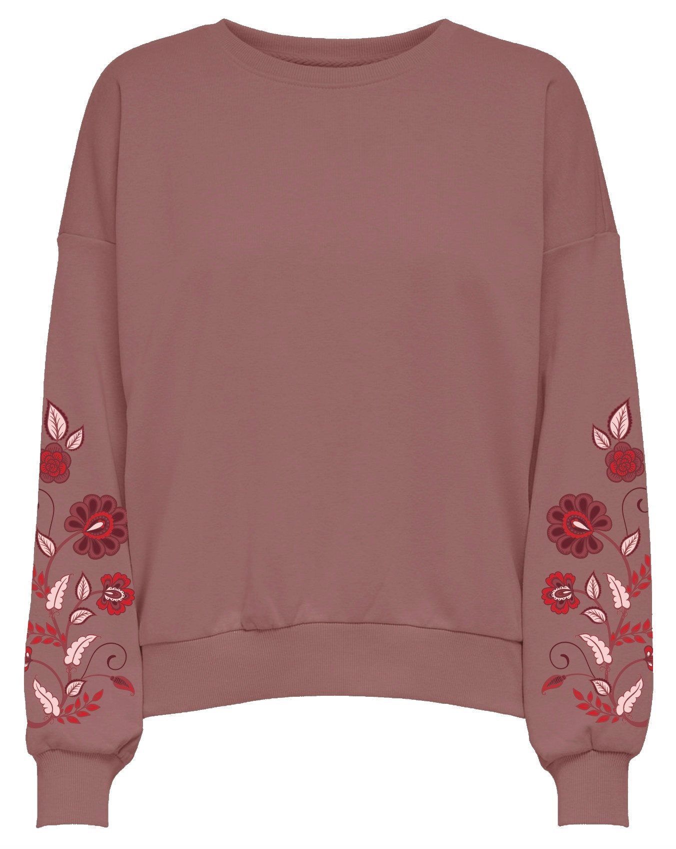 Only Sweatshirt ONLBROOKE L/S O-NECK FLOWER SWT