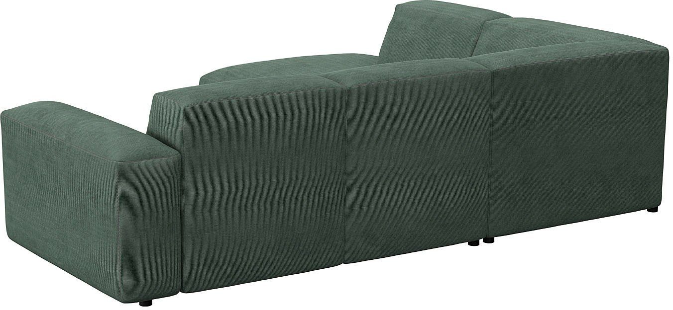FLEXLUX Hoekbank Lucera, super comfortabel door hoogwaardige zitconstructie met koudschuim