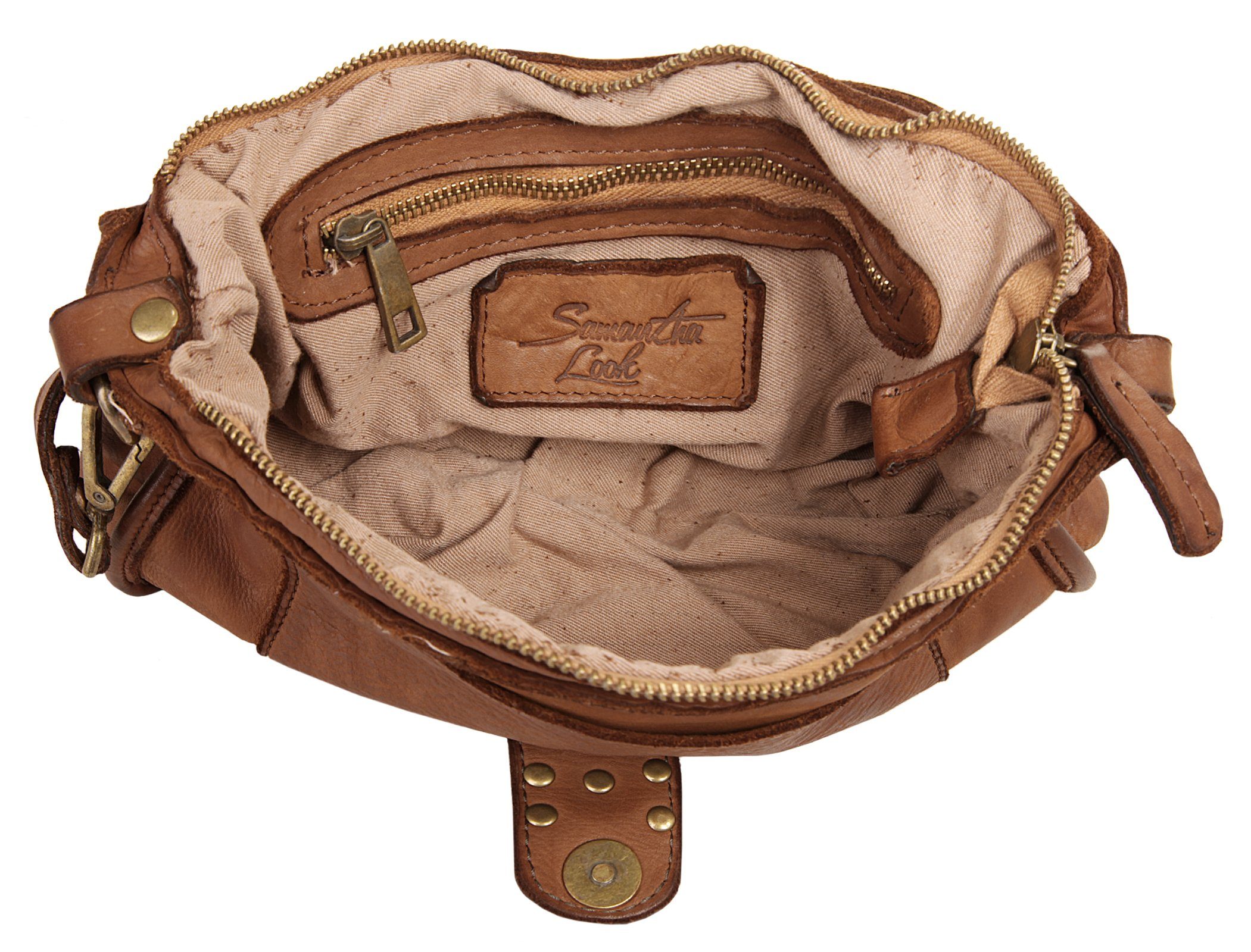Samantha Look Tas echt leer, made in italy
