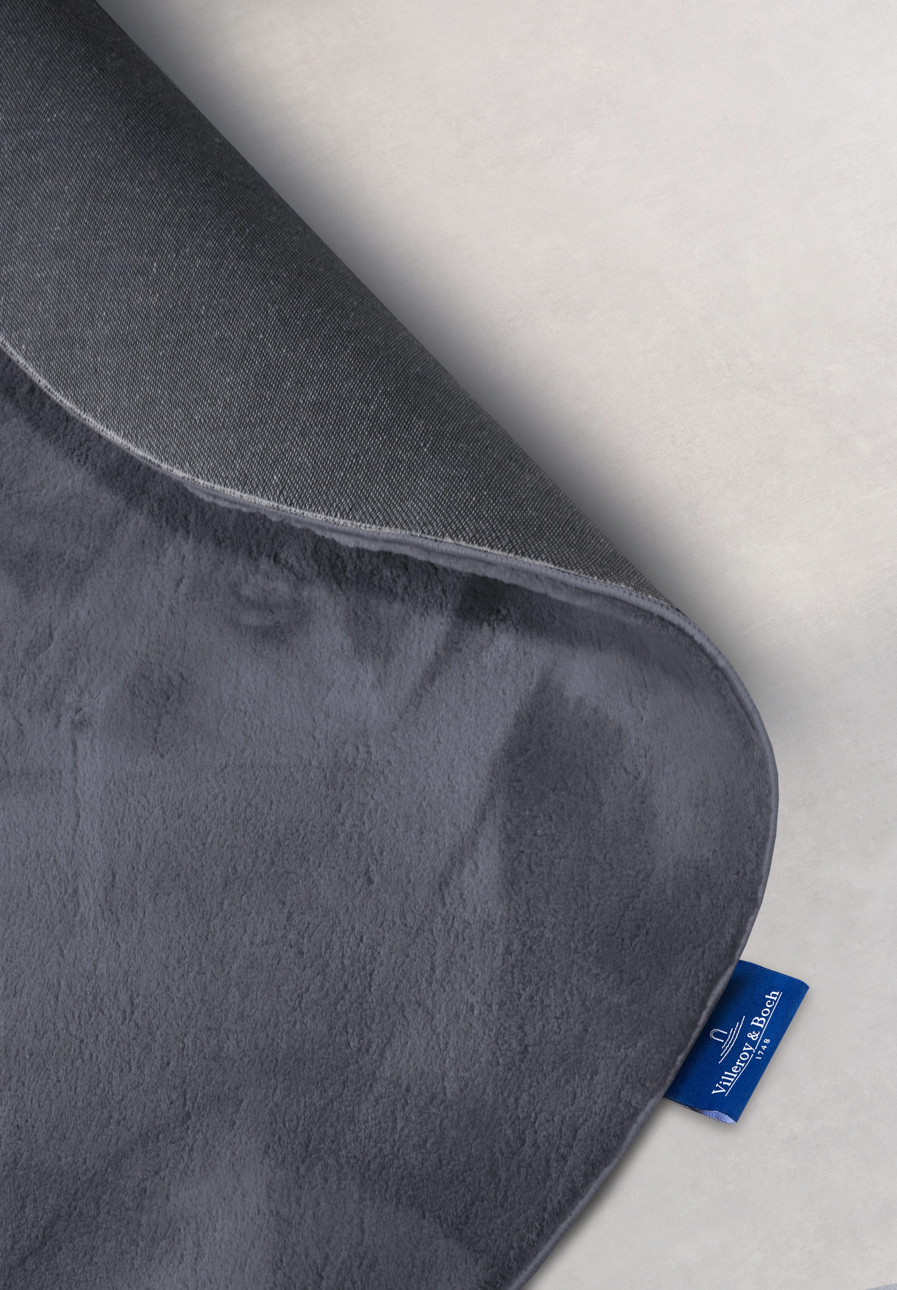 Villeroy & Boch Vloerkleed Leon Lange pool, shaggy, effen, pluizig, zacht, glanzend, modern, effen