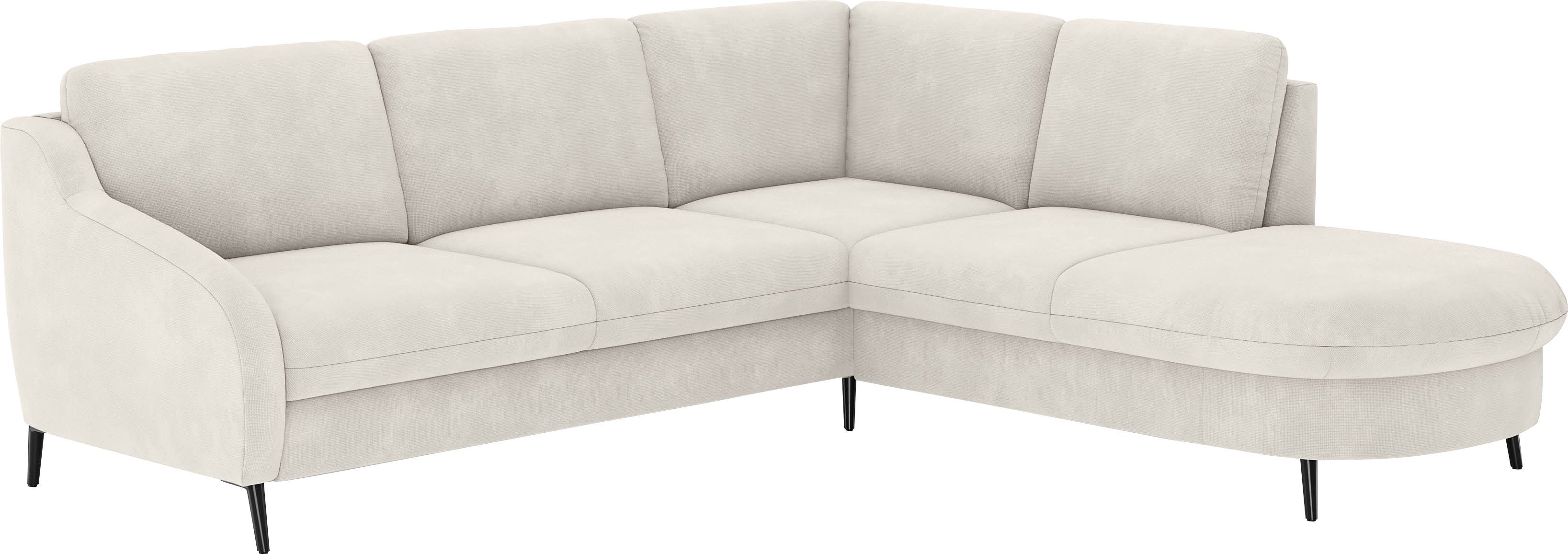 sit&more Hoekbank Soul L-vorm optioneel met bedfunctie en bedlade of lade