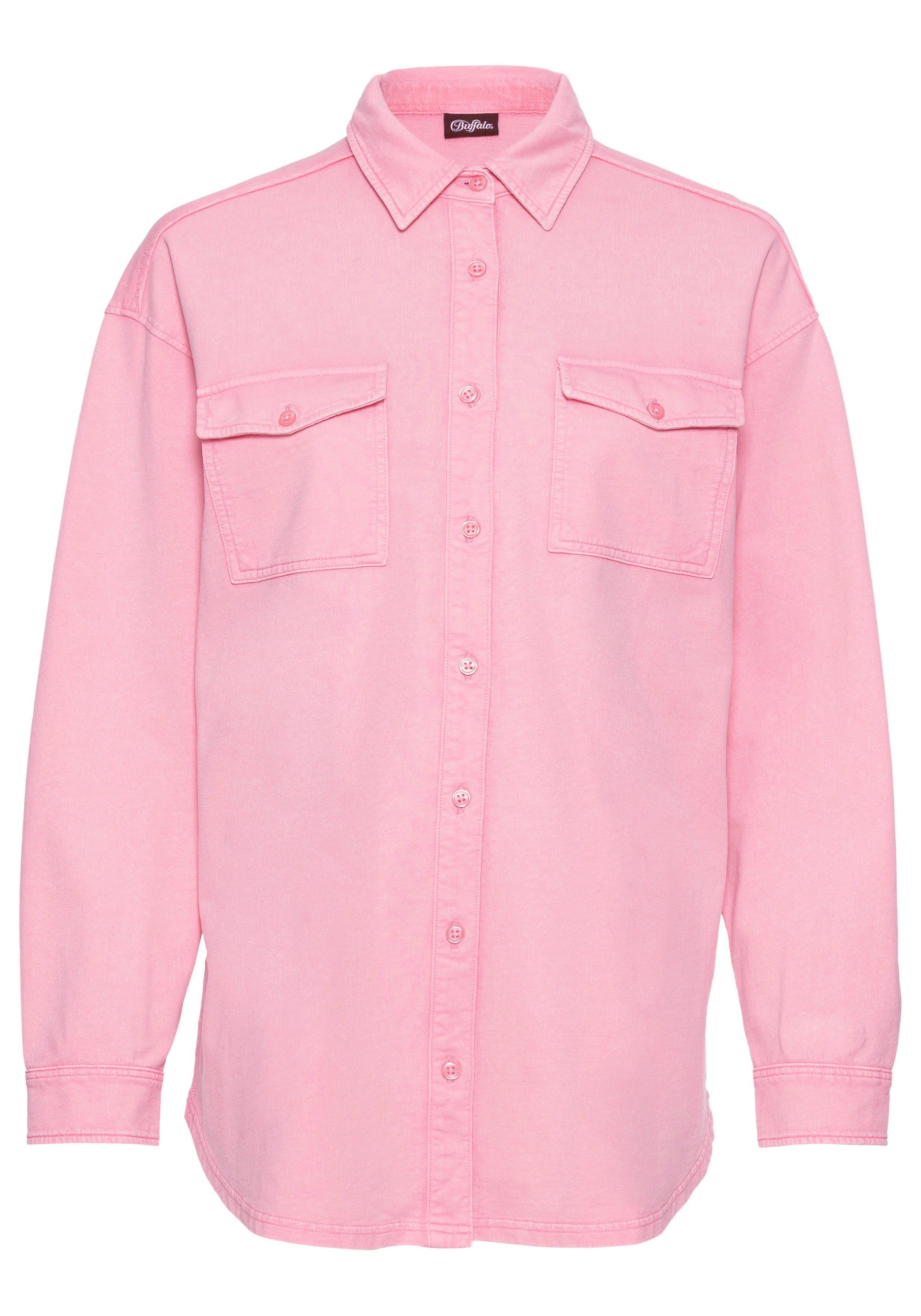 Buffalo Shirt -Shirt - Loungehemd - Lounget-shirt in used-look, loungewear