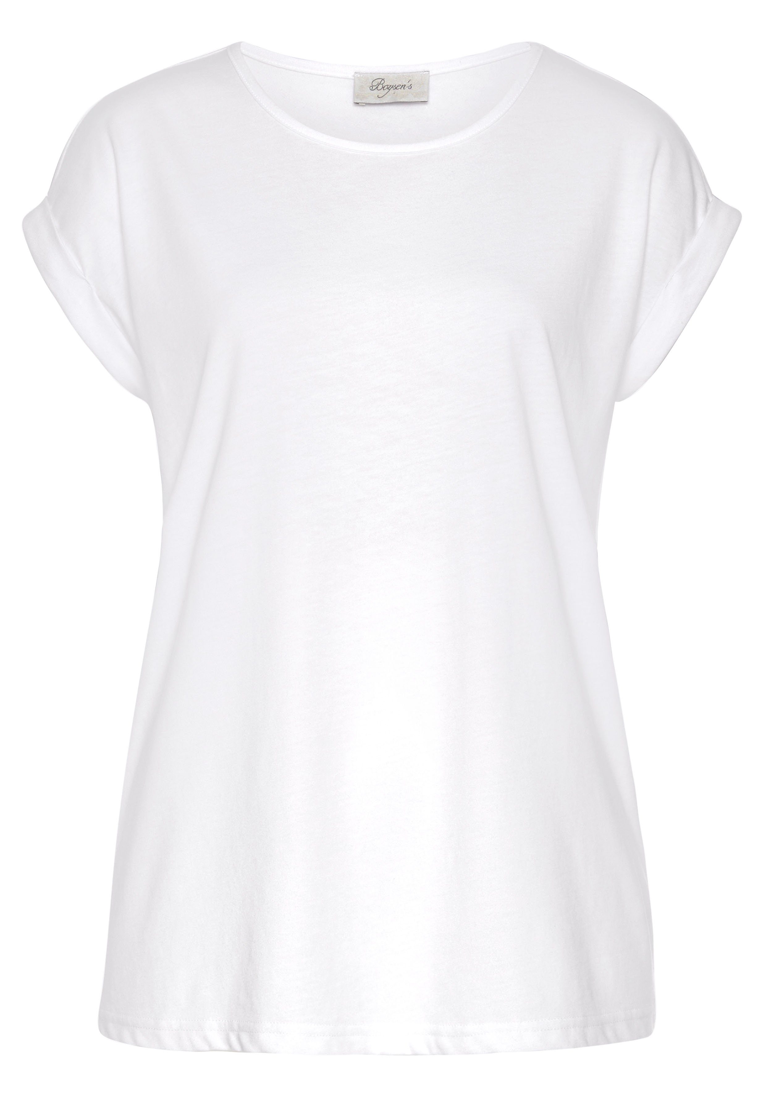 Boysen's T-shirt Korte mouwen, basic, ronde hals, voor vrije tijd en sport (set)