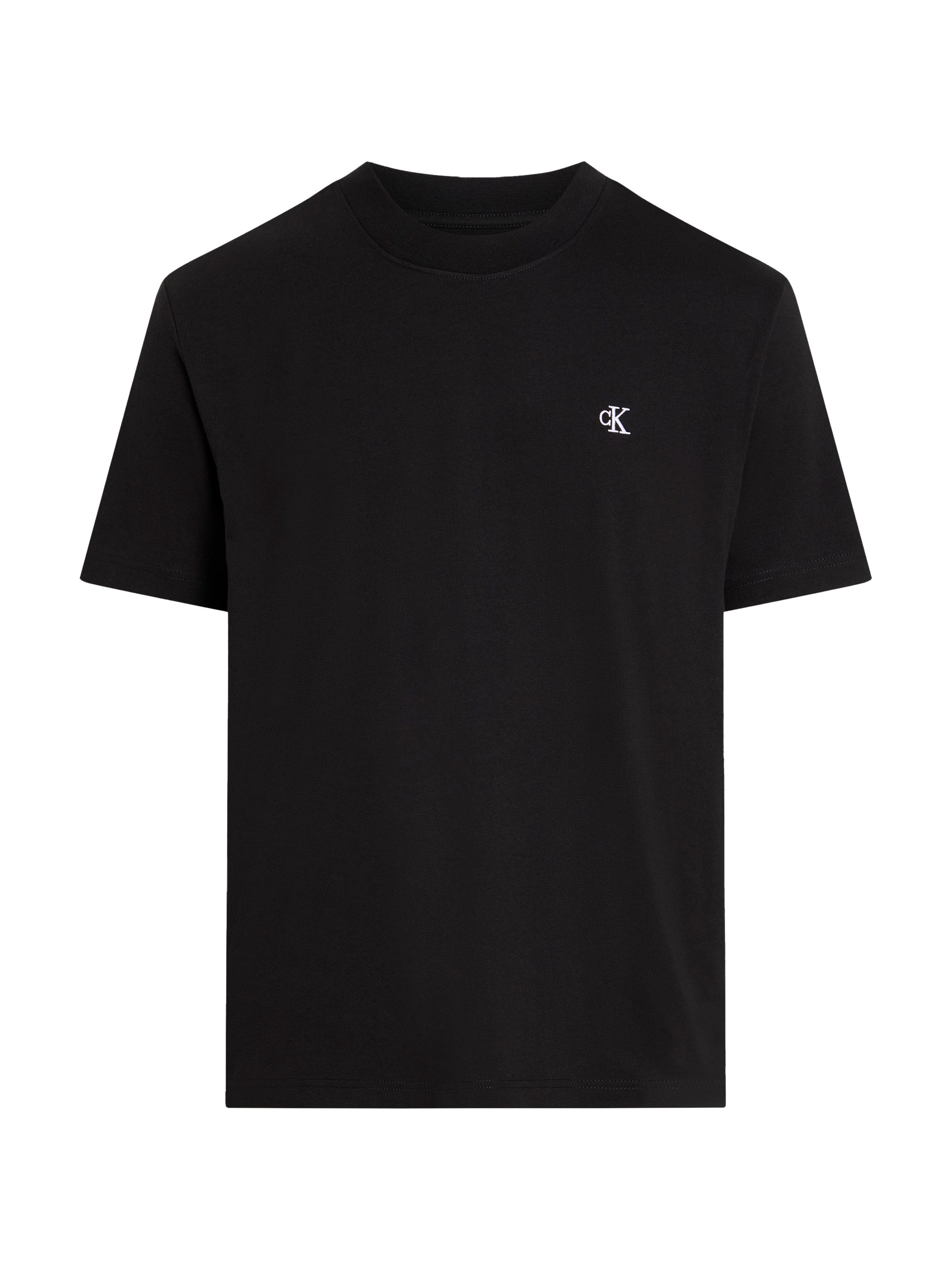 Calvin Klein Jeans Plus T-shirt PLUS SERIF FONT GRAPHIC TEE heren t-shirts maat 6XL (64) zwart