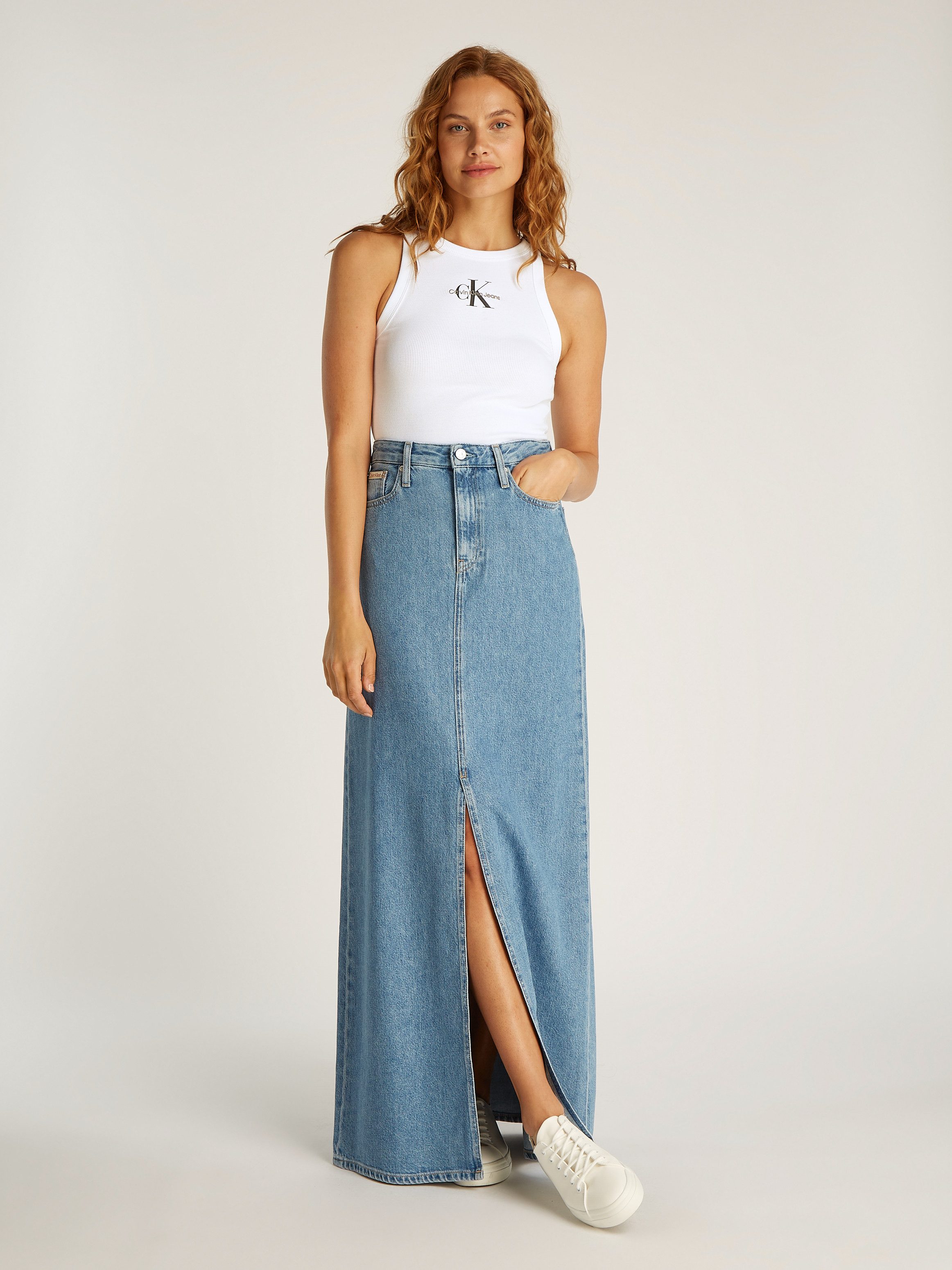 Calvin Klein Tanktop MONOLOGO RIB TANK TOP