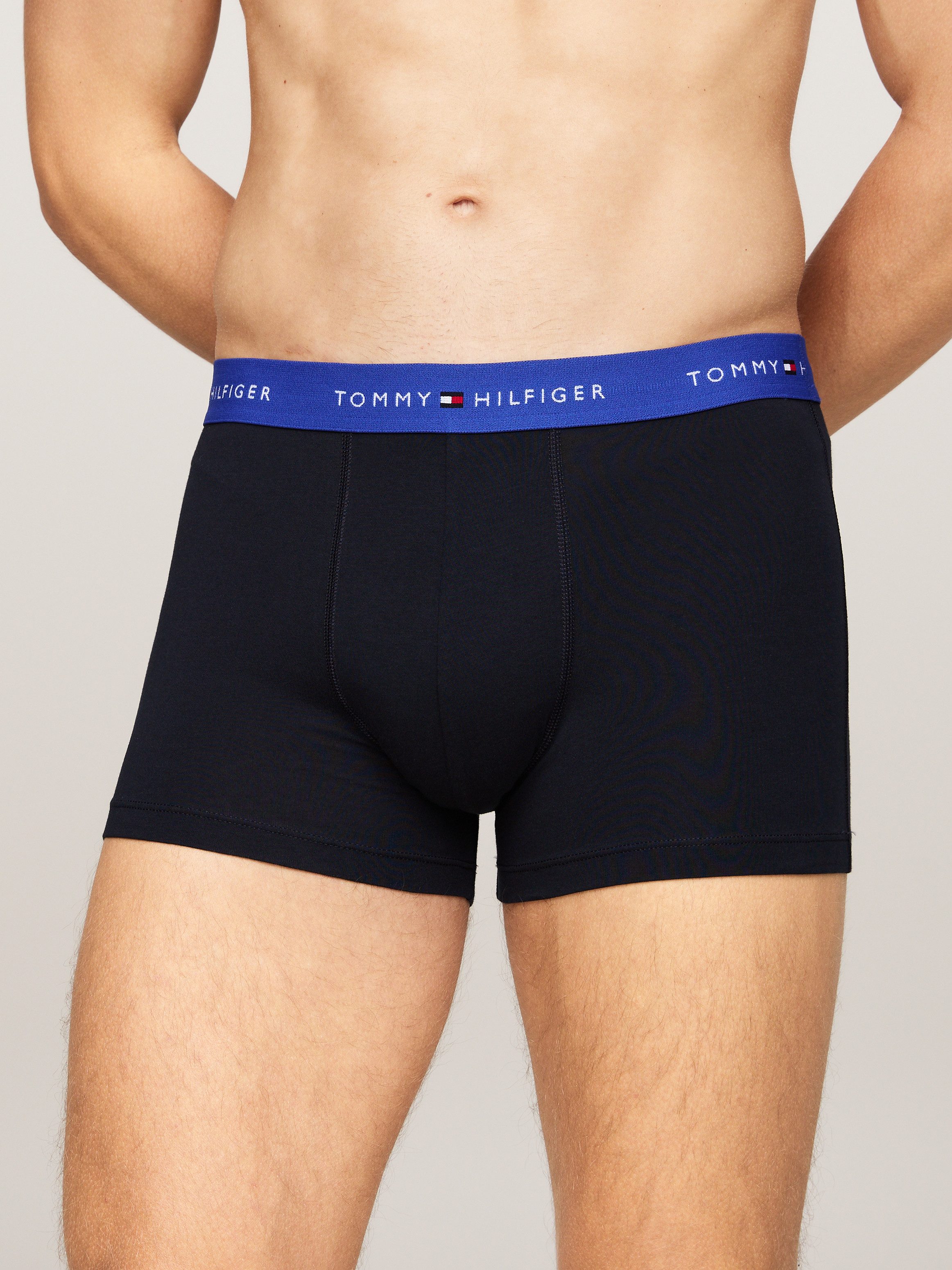 Tommy Hilfiger Underwear Trunk 3P WB TRUNK met contrasterende logo-band (3 stuks)