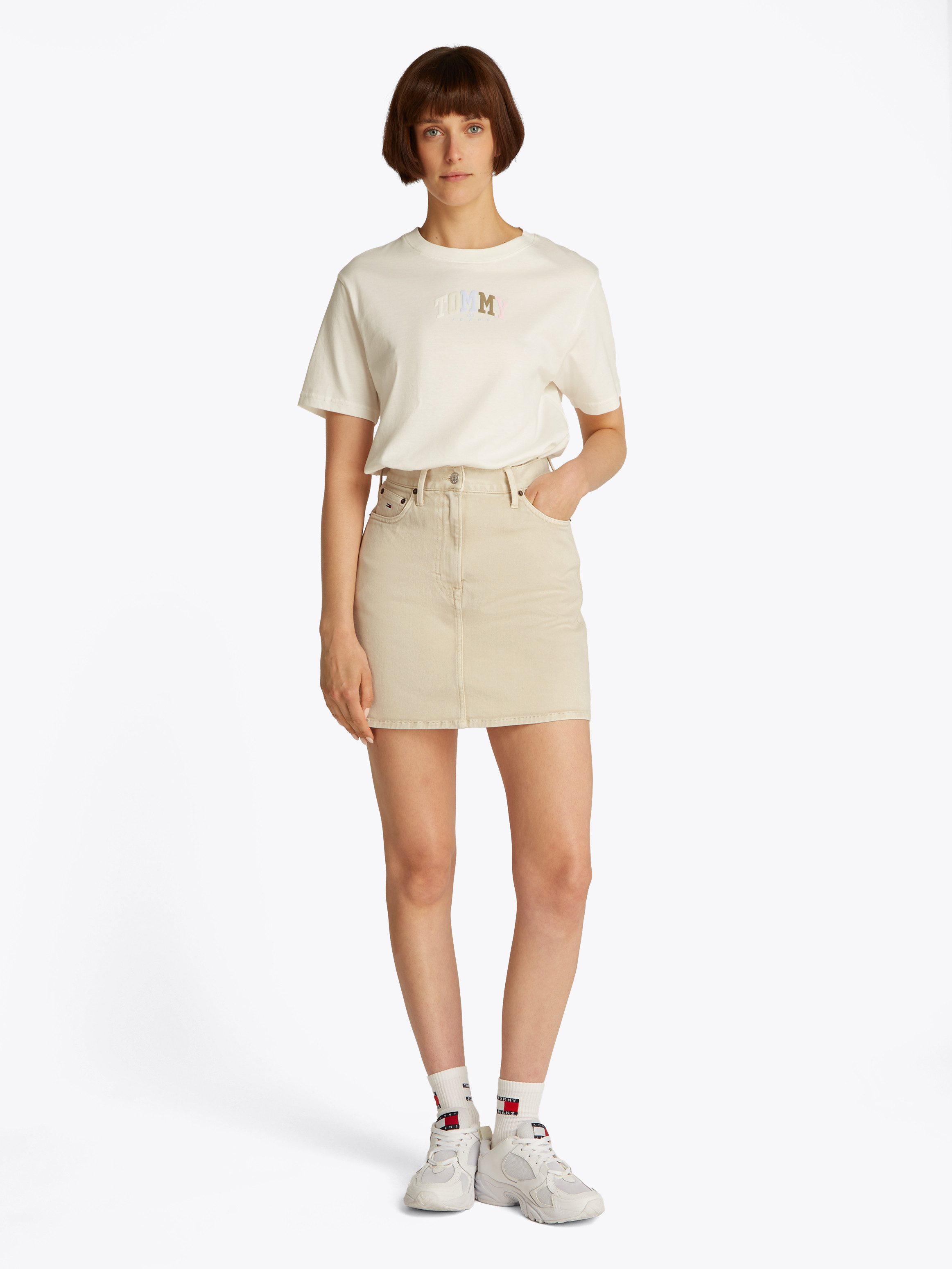 TOMMY JEANS Minirok TJW GMD COTTON MOM SKIRT