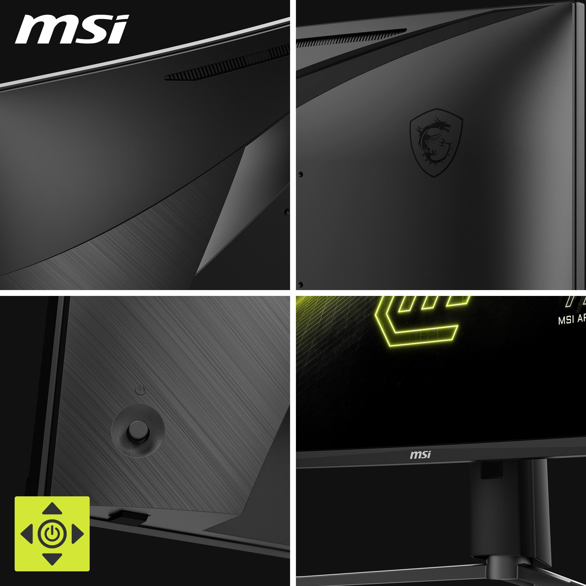 MSI Gaming-monitor MAG 276CPXF, 69 cm / 27", Full HD, 5-weg joystick navigatie