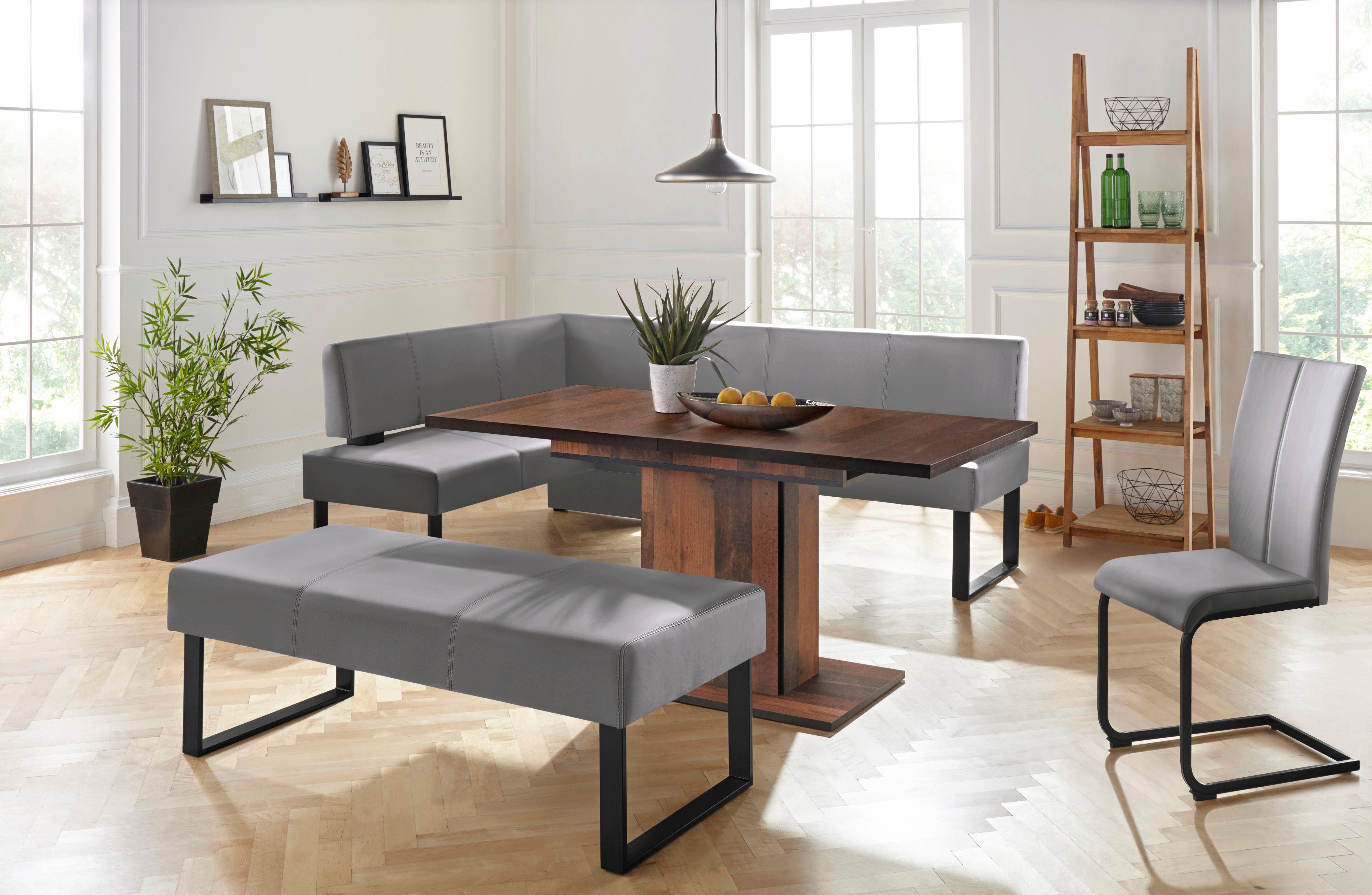 Home affaire Zitbank Oliver Breedte 140 cm, met metalen frame