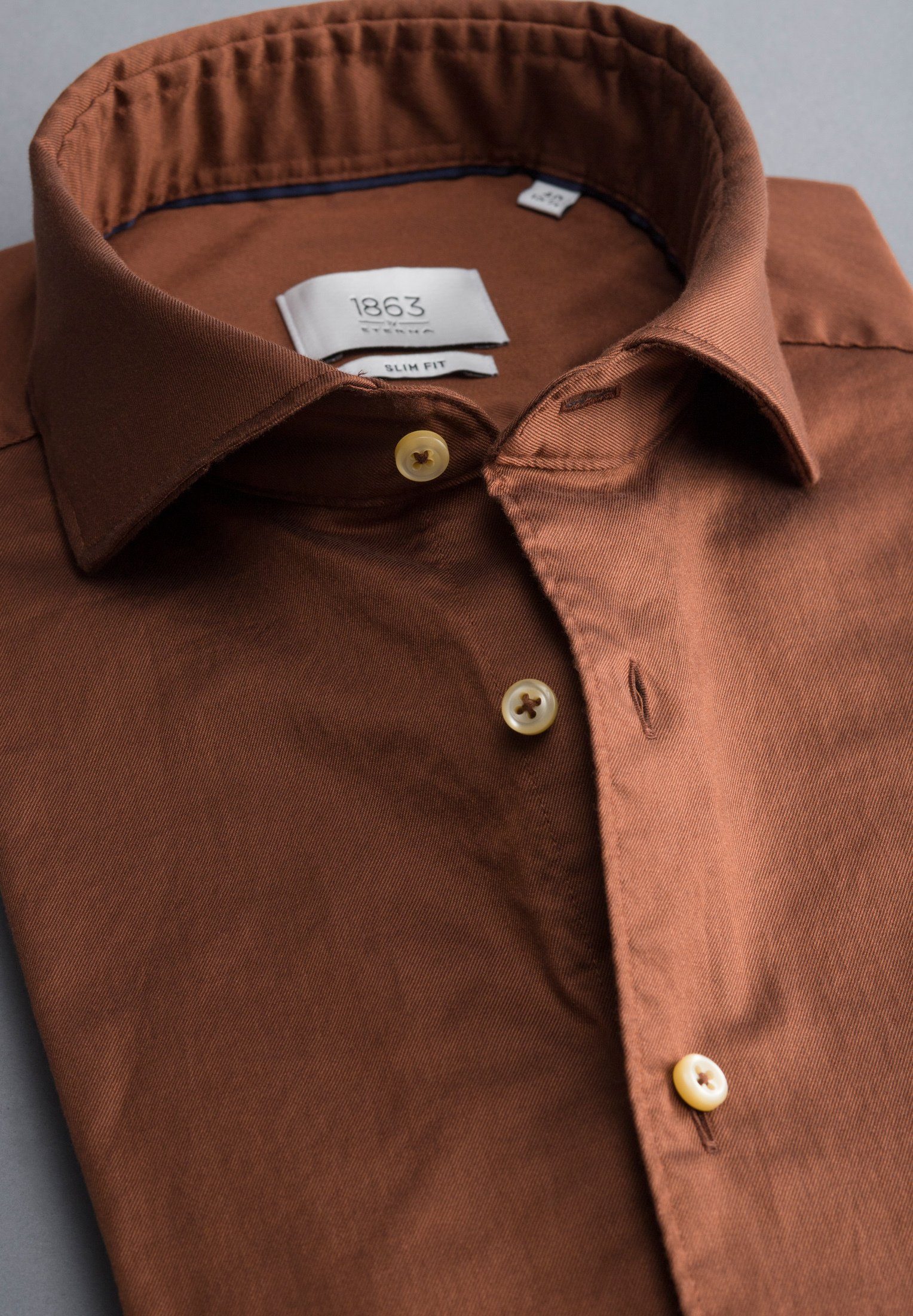 Eterna Overhemd met lange mouwen Slim fit EASY IRON (gemakkelijk te strijken)