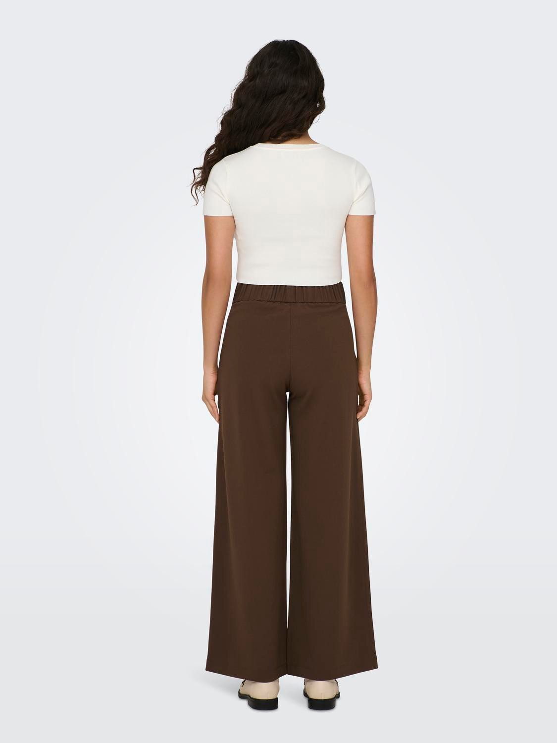JDY Trui met korte mouwen JDYCIRKELINE S/S CROP TOP KNT NOOS