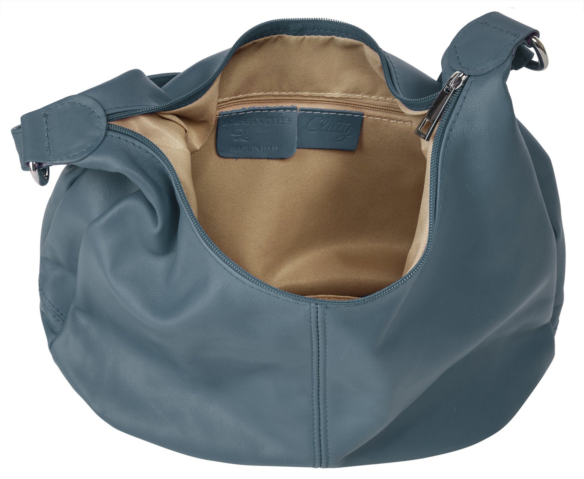Cluty Shopper echt leer, made in italy