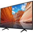 sony lcd-led-tv kd-43x80j, 108 cm - 43 ", 4k ultra hd, google tv, smart tv zwart