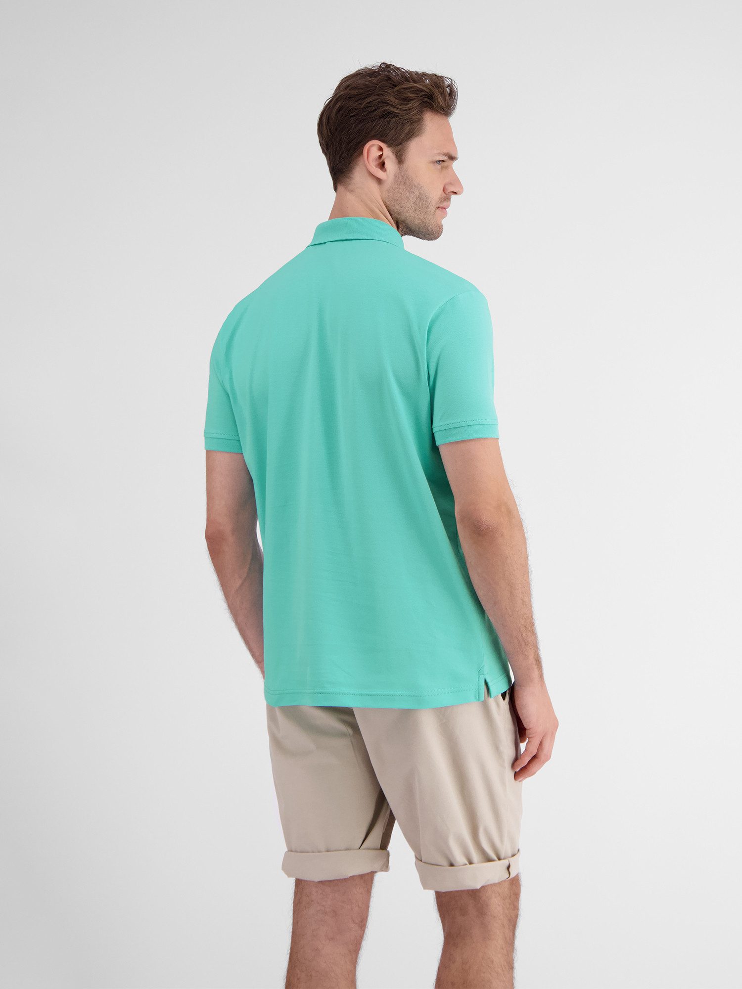 Lerros Poloshirt LERROS heren poloshirt met stretchpercentage, effen kleur