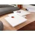 salesfever salontafel draaibaar tafelblad om 360° wit