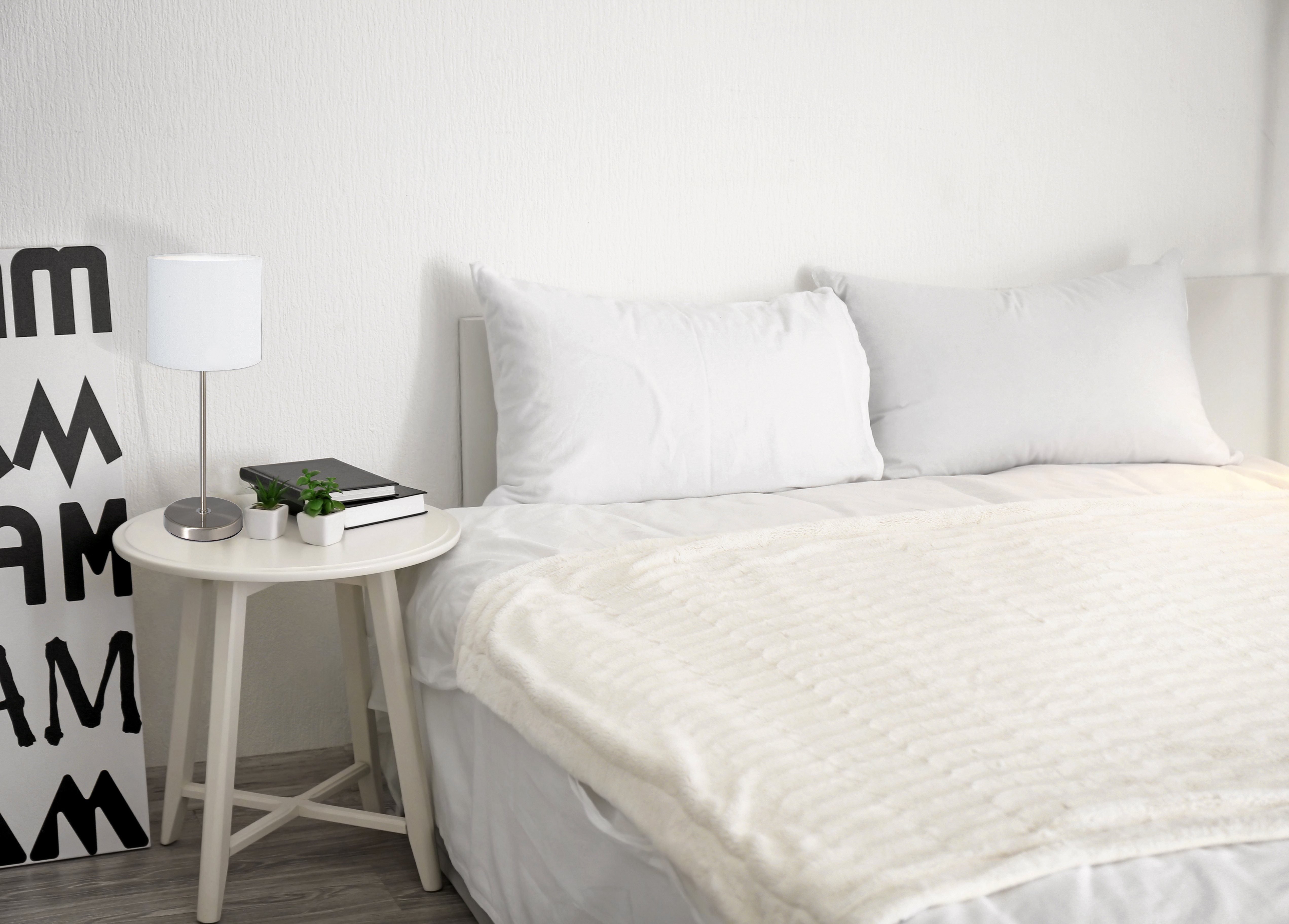 näve Tafellamp New York Tafellamp, excl. 1x E27/max. 40W schaal wit frame chroom (1 stuk)