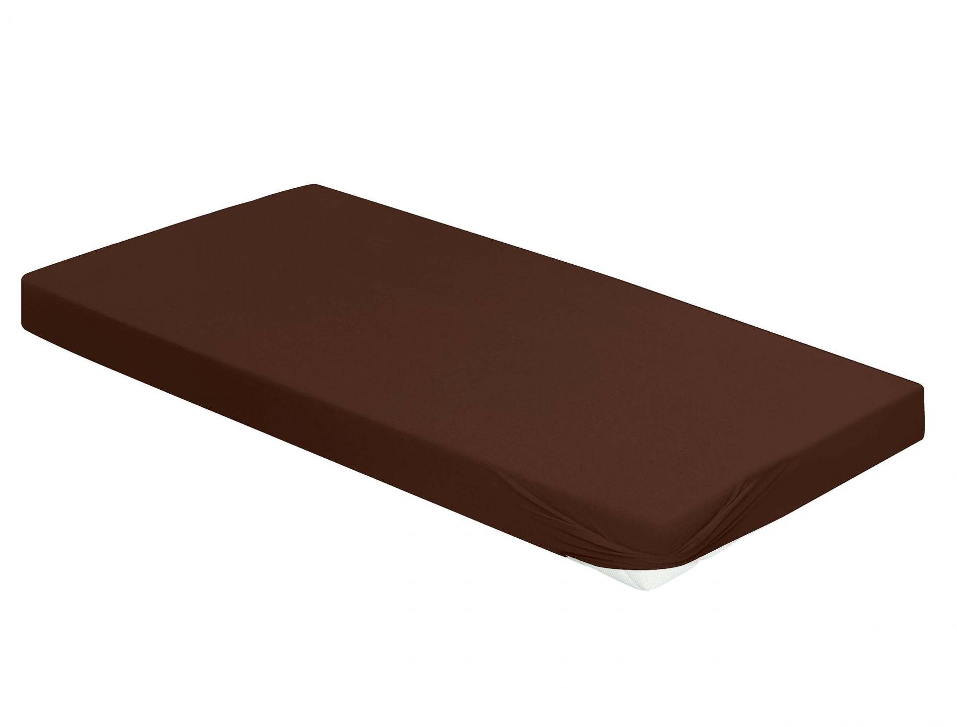 Irisette Hoeslaken Orion 9 zachte frotté stretch, voor matrassen tot 25 cm hoogte (1 stuk) hoeslakens bruin
