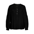 ltb blouse zonder sluiting jokire met veel kleine details voor een bijzondere look zwart