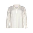 calvin klein curve blouse zonder sluiting inclusive recycled cdc blouse van hoogwaardige crêpe de chine wit