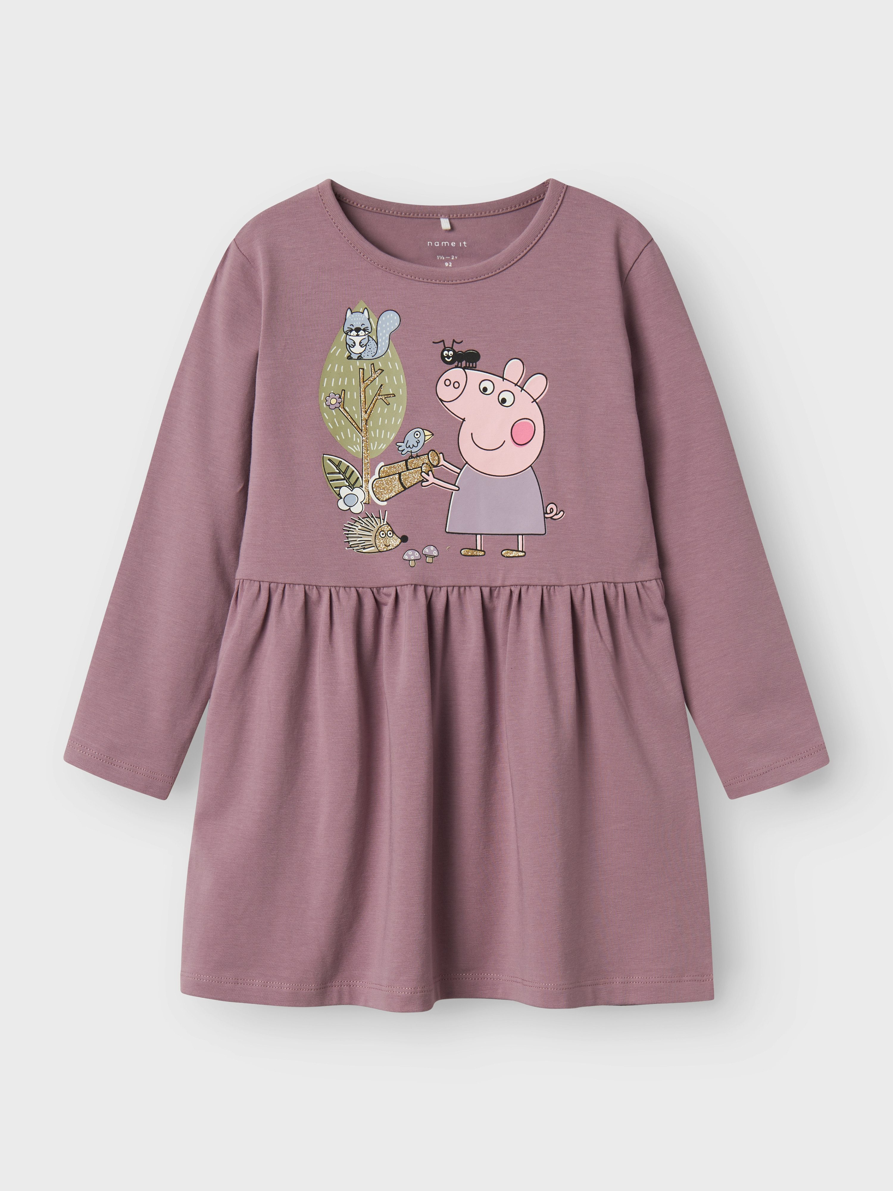 Name It Midi-jurk NMFDYFFI PEPPA LS DRESS NOOS CPLG