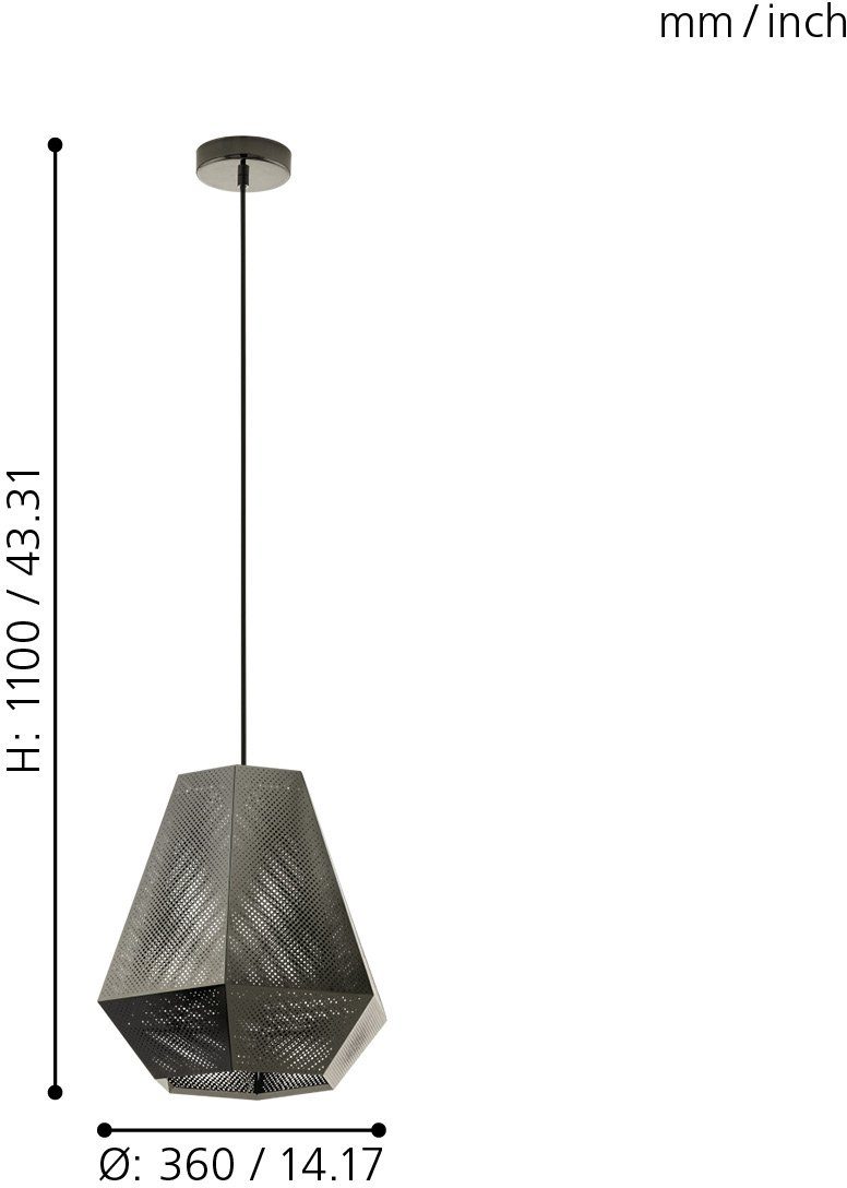 EGLO Hanglamp CHIAVICA Hanglicht, hanglamp