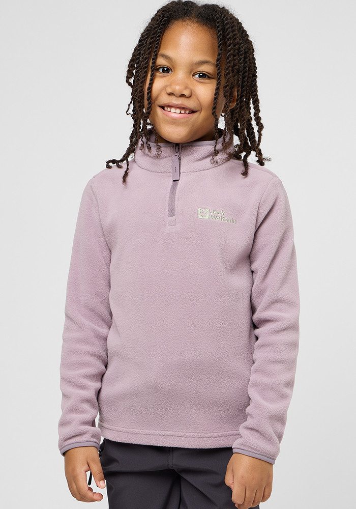 Jack Wolfskin Taunus Halfzip Kids Fleece trui Kinderen 140 wild blossom wild blossom