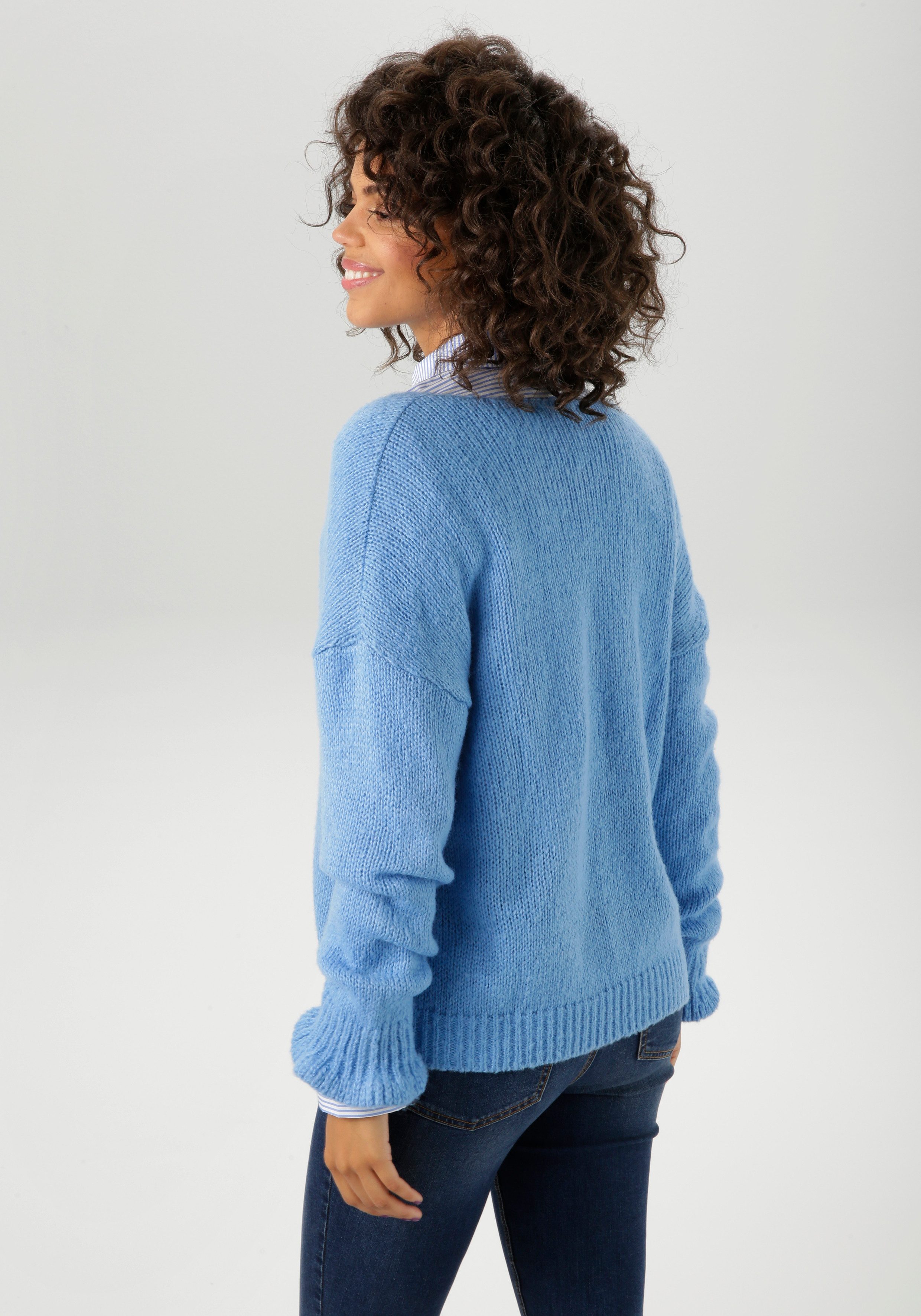 Aniston CASUAL Vest te sluiten met trendy strikbanden - nieuwe collectie