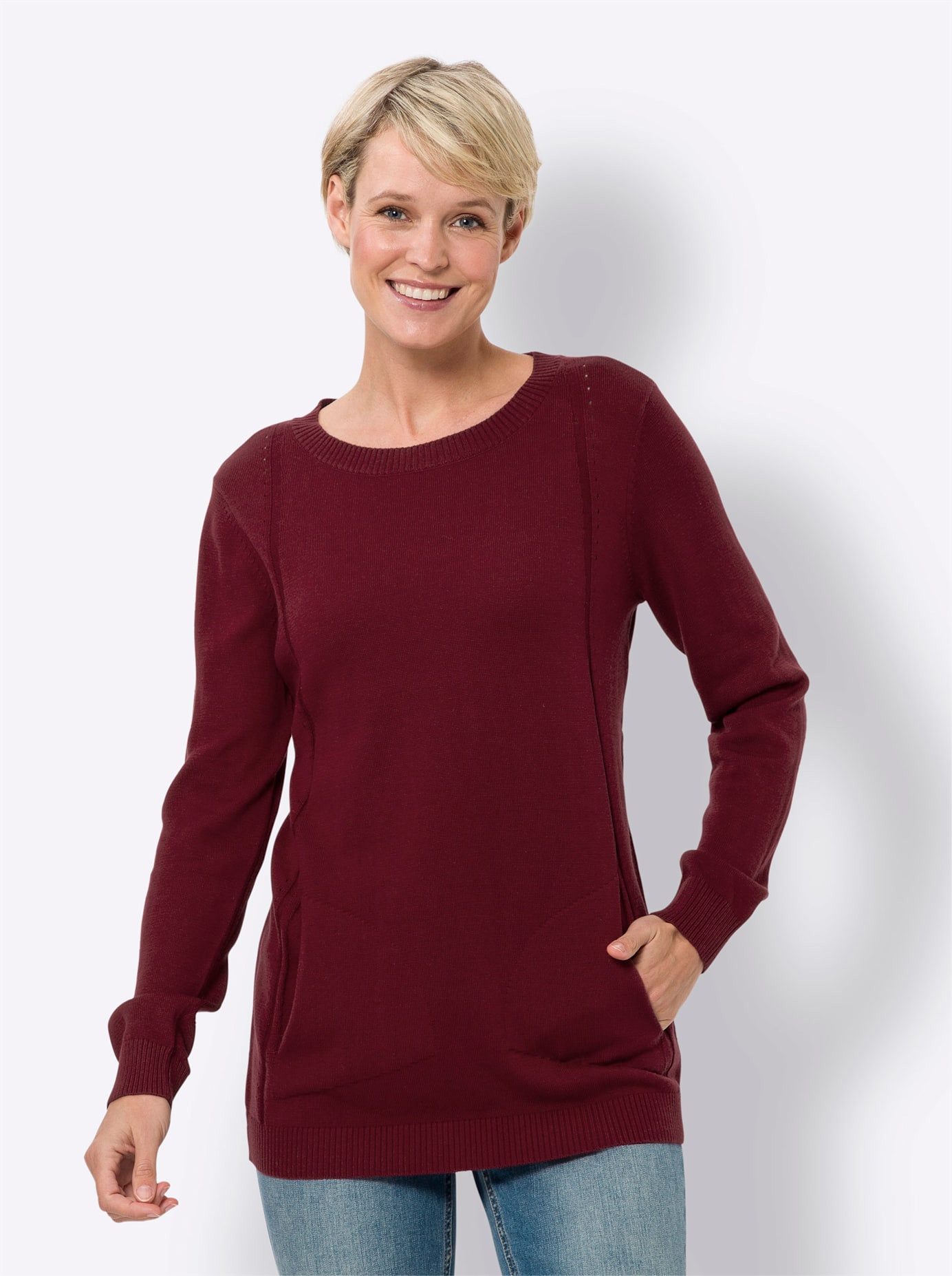 Classic Basics Gebreide Trui met lange mouwen
