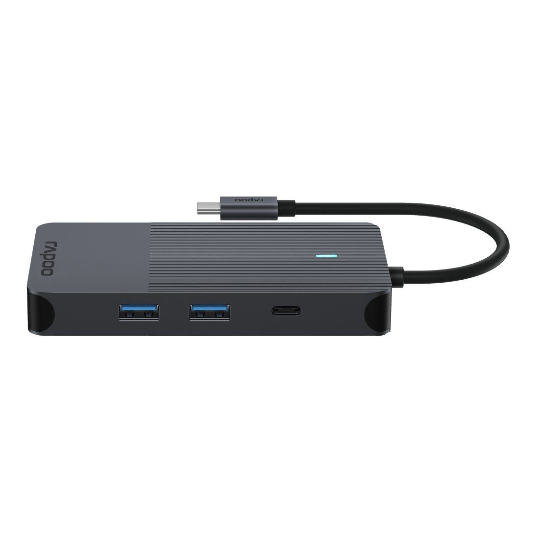 Rapoo USB-adapter UCM-2005 USB-C multiport adapter, 10in1, grijs