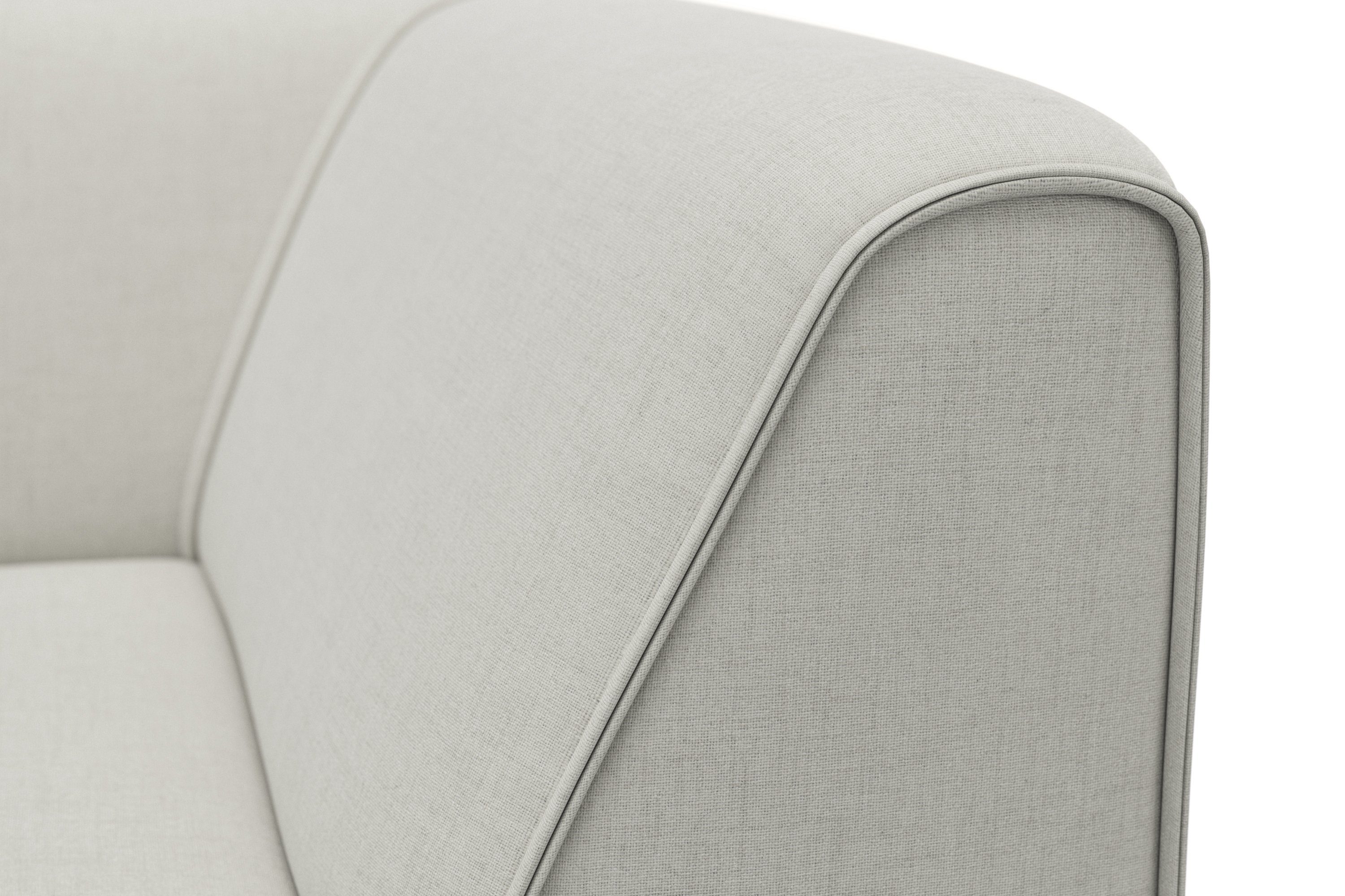 RAUM.ID Bank-hoekelement Merid, sofa-element, afmetingen B/D/H: 97/97/46 cm als module of apart te gebruiken, voor individuele samenstelling