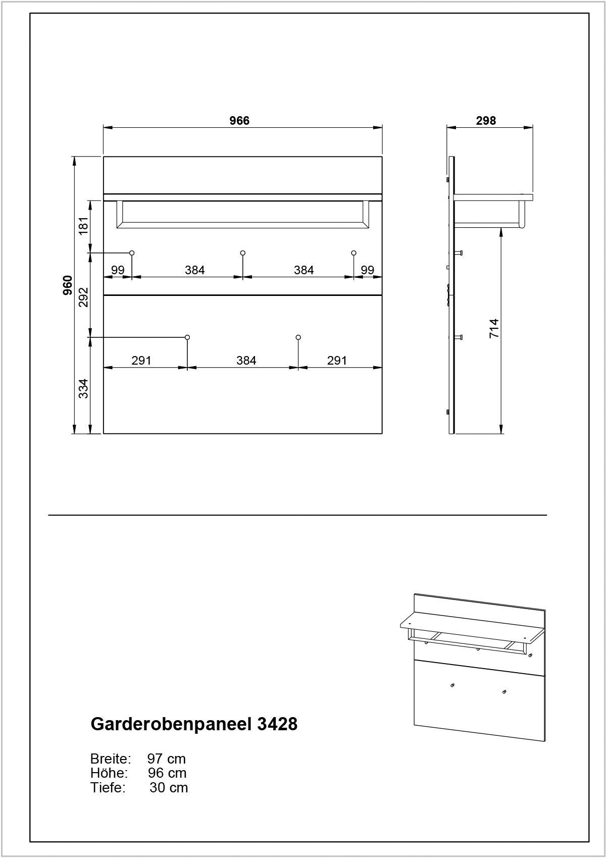 GERMANIA Halmeubelset OAKLAND (5 stuks)