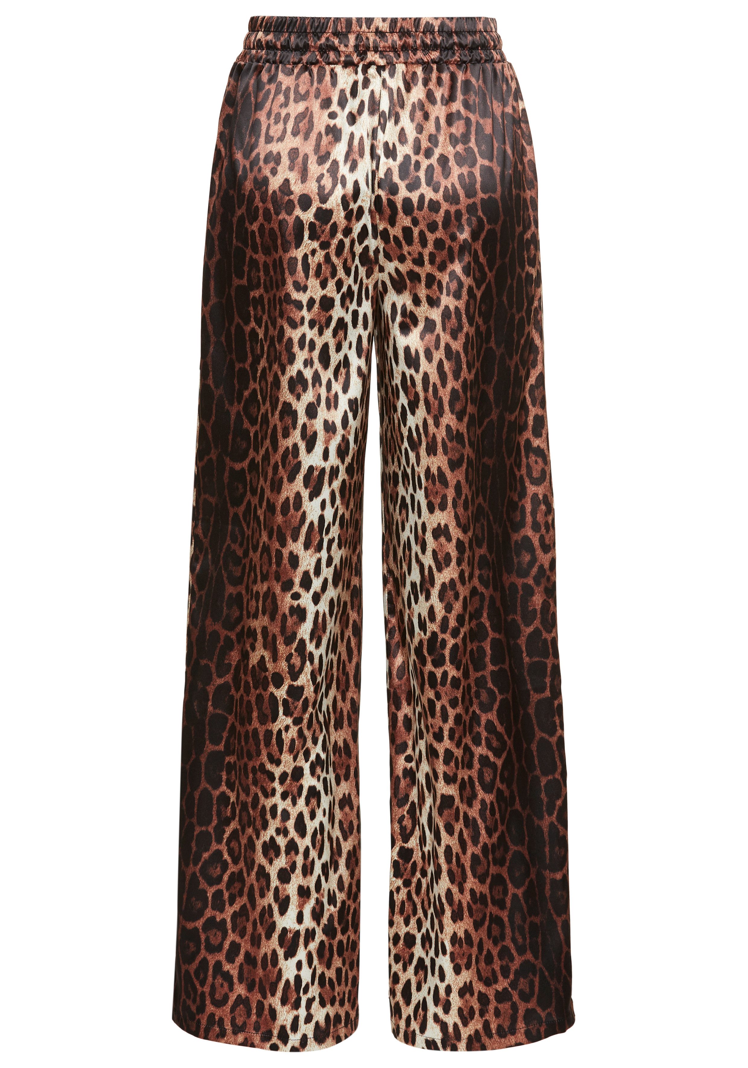 Laura Scott Comfortbroek in luipaard-look