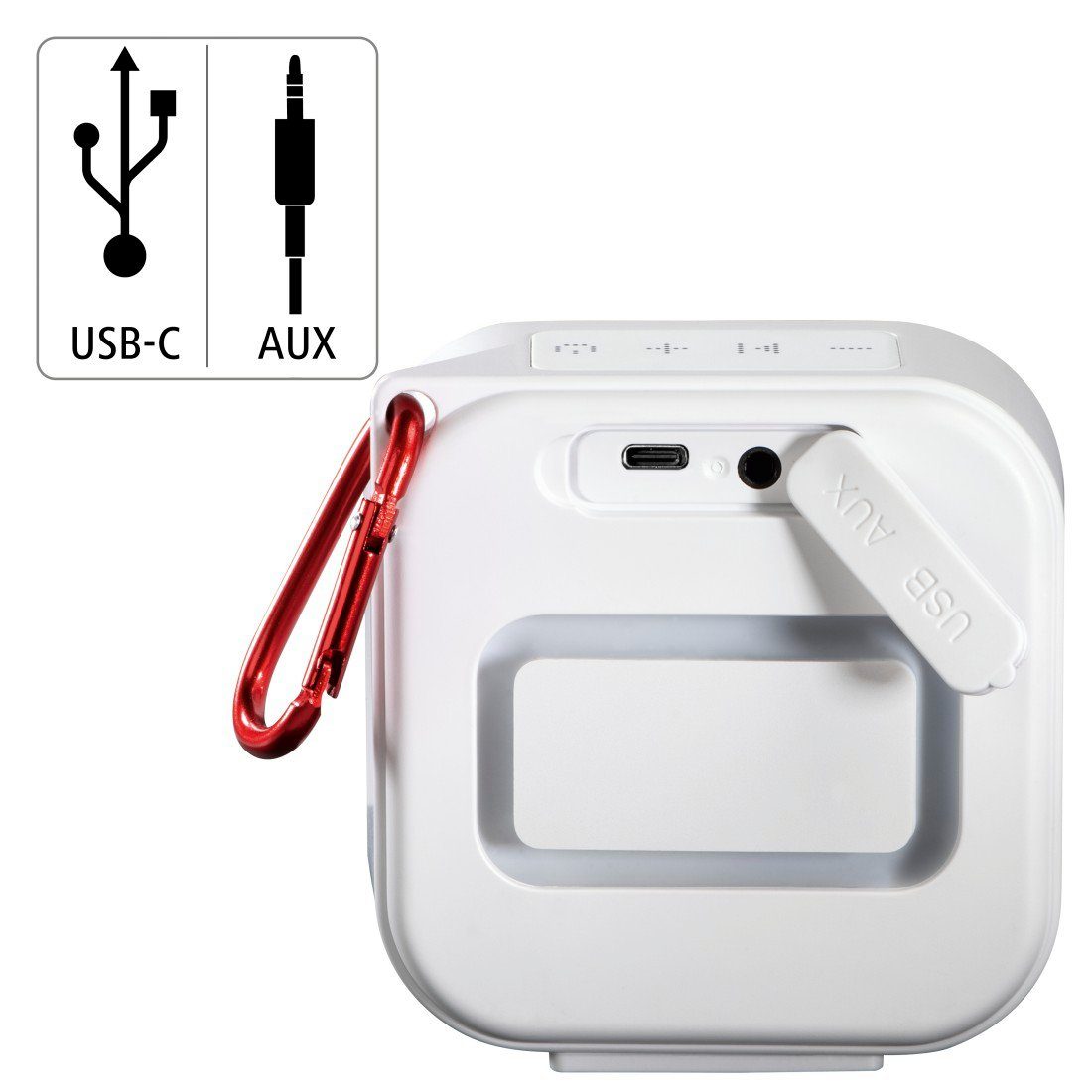 Hama Bluetooth luidspreker Mini Bluetooth luidspreker (waterdicht IP67, 3,5W, mobiel, karabijnhaak)