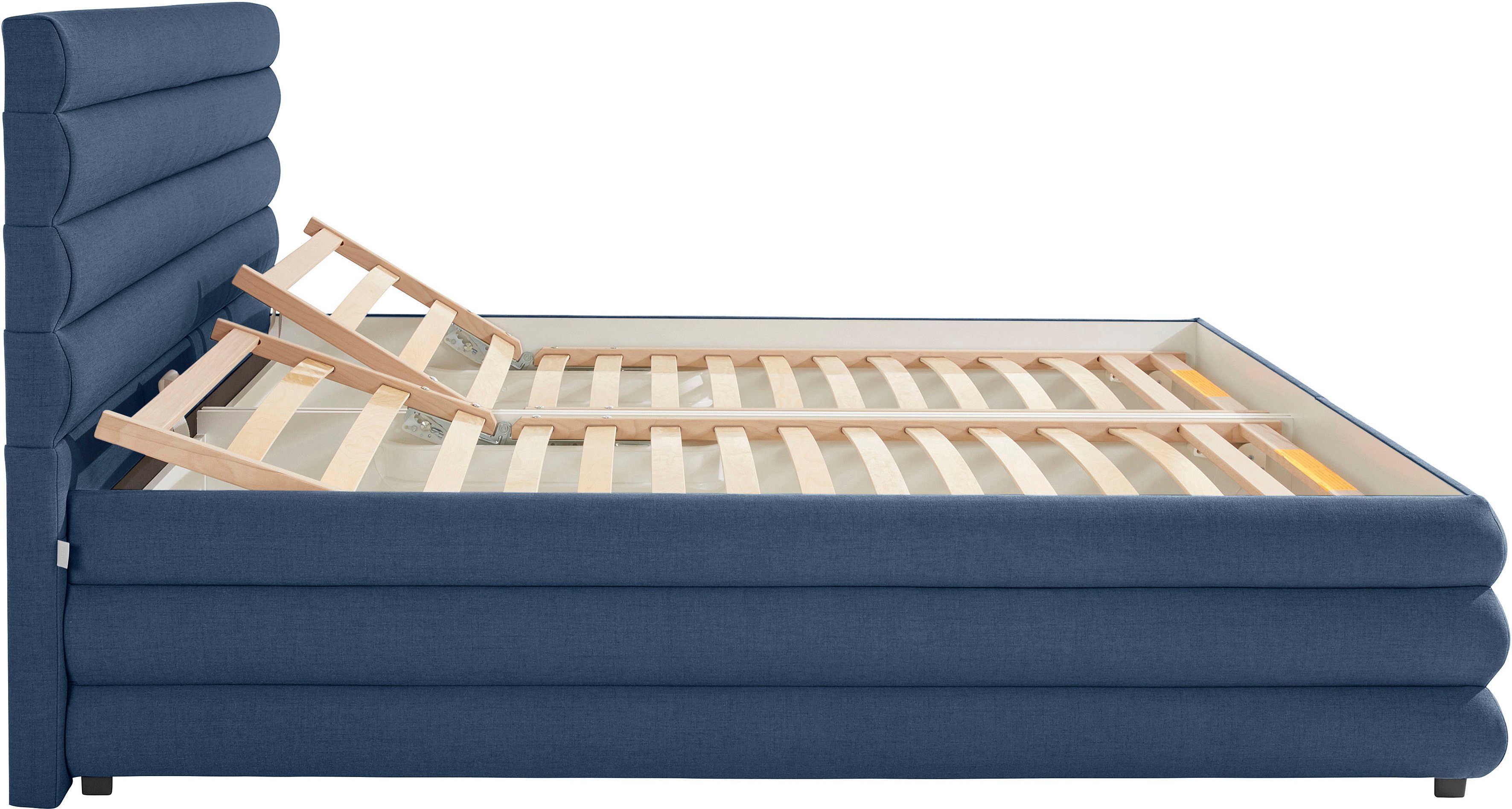 LeGer Home by Lena Gercke Gestoffeerd bed Maylis naar keuze met en zonder matras en lattenbodem, ook in 200 cm breedte