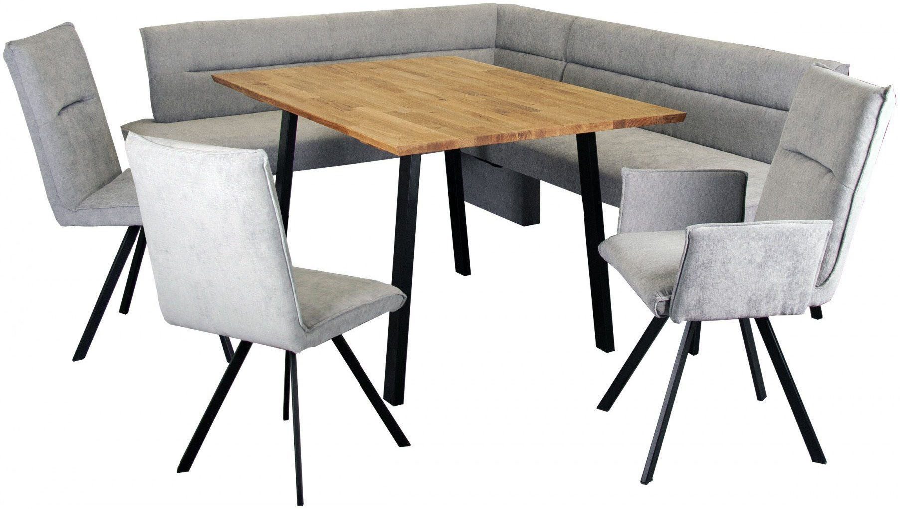 Home affaire Stoel met armleuningen Sava Metalen frame (set, 2 stuks)