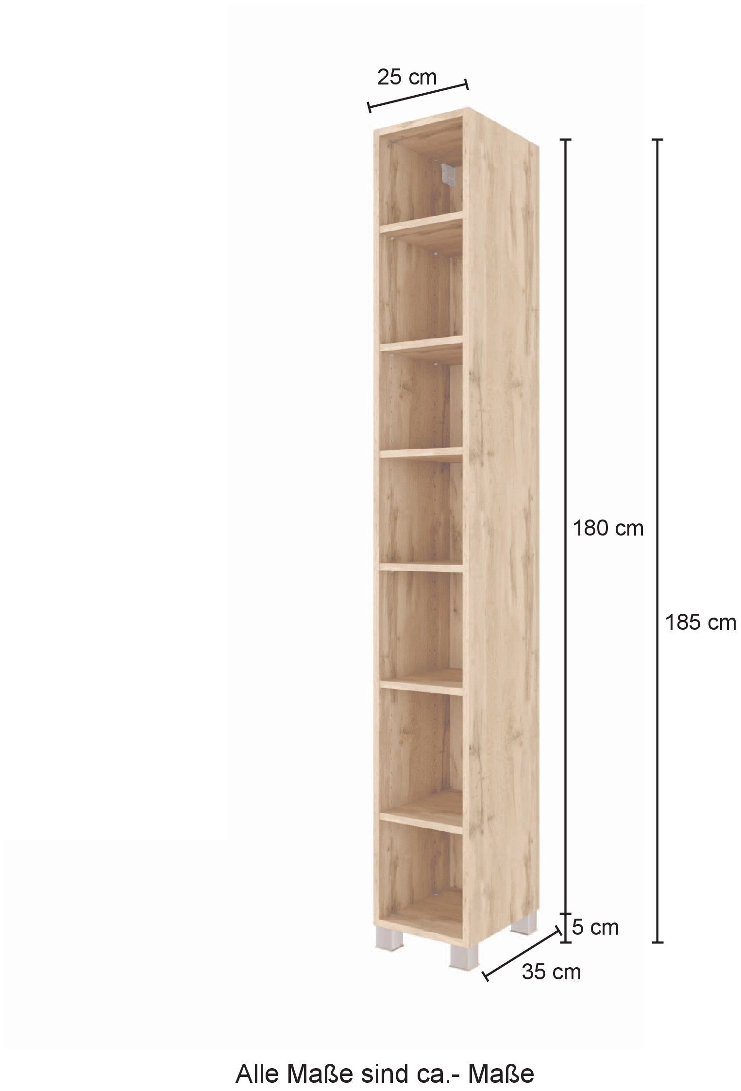 welltime Provisiekast Horki 25 cm breed