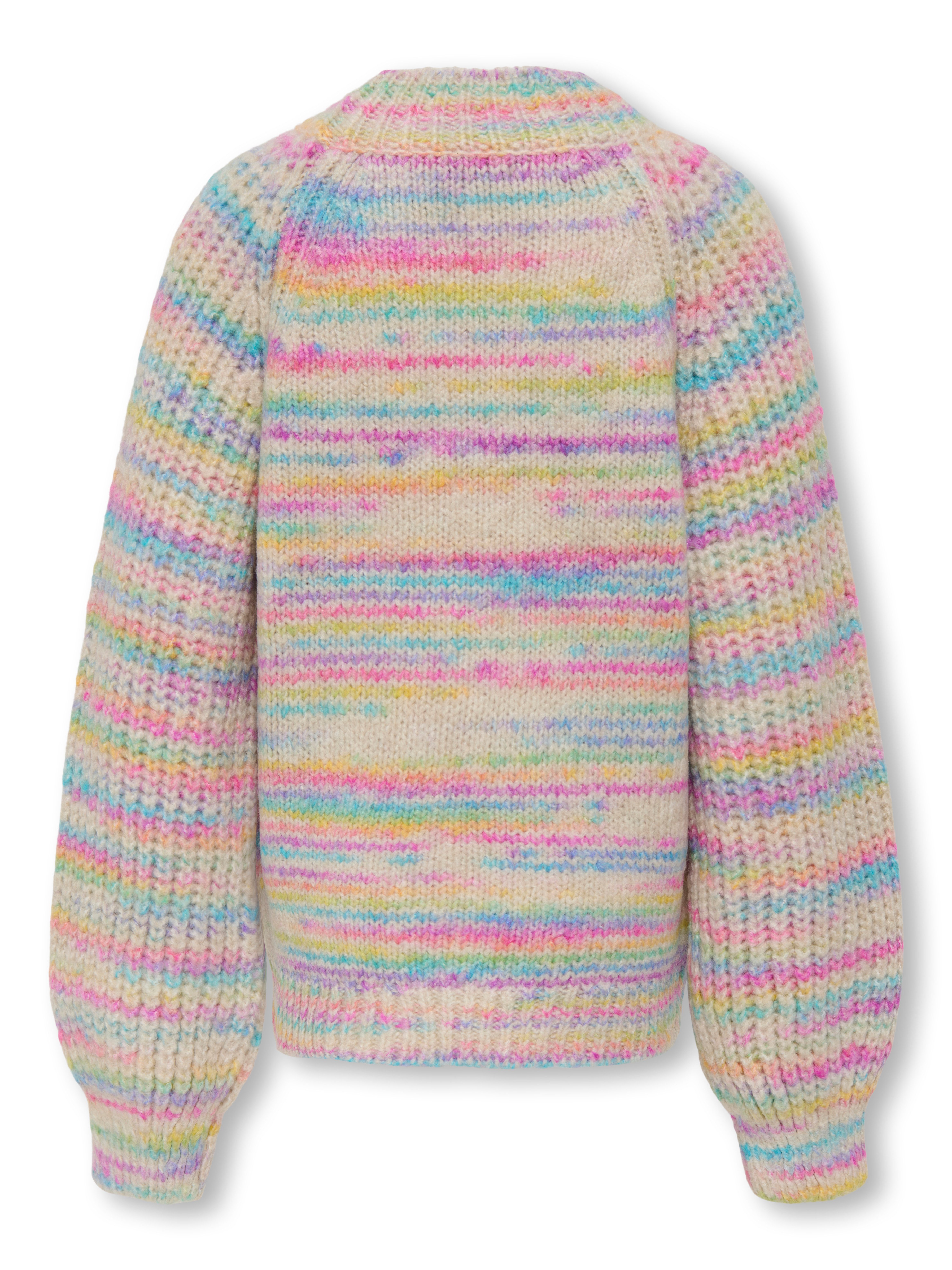 KIDS ONLY Gebreide trui KOGCARMA-LIA L/S O-NECK CP KNT