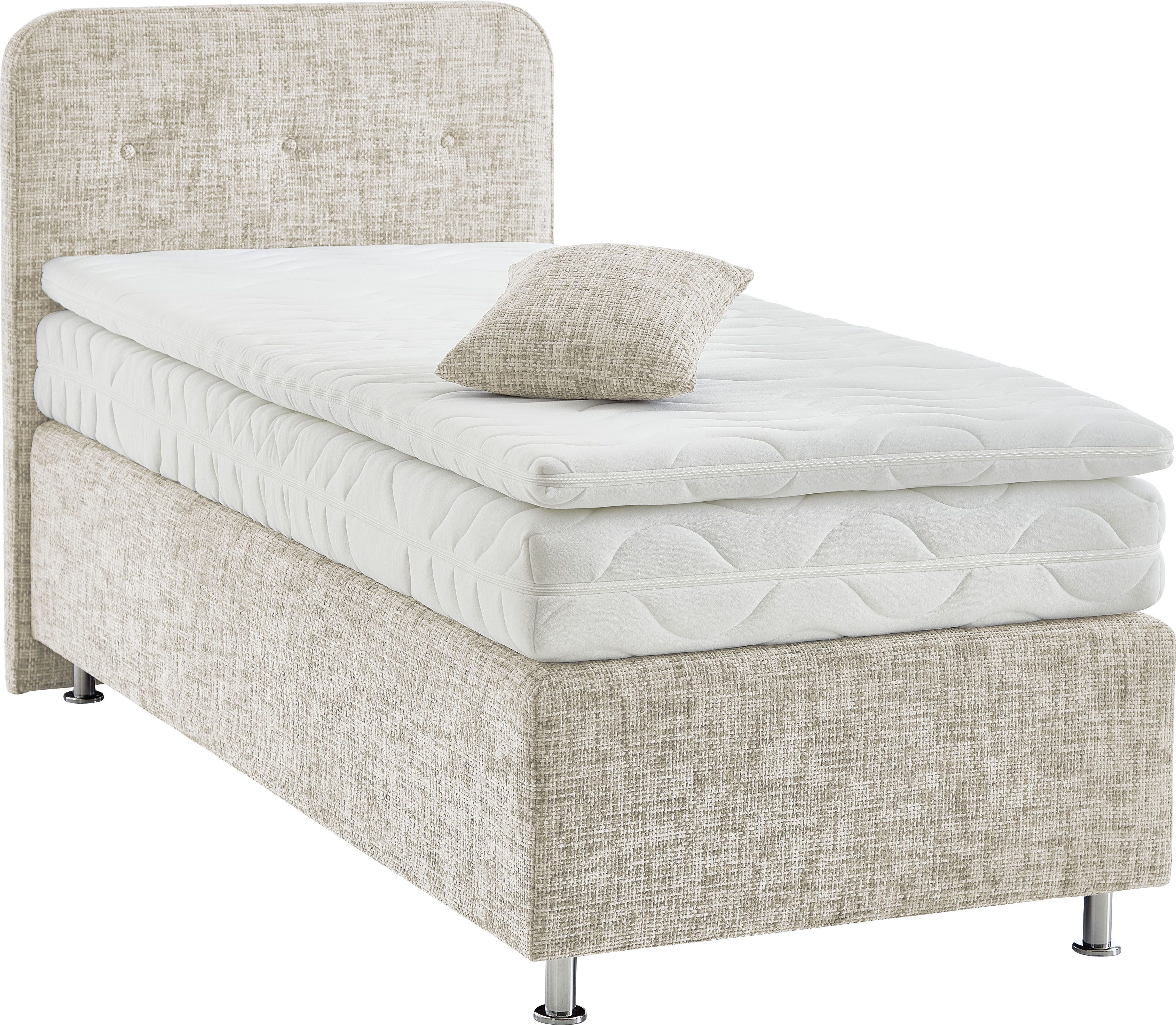 Westfalia Polsterbetten Boxspring Sapporo Incl. sierkussen, kiesbaar in H2, H3 & H4