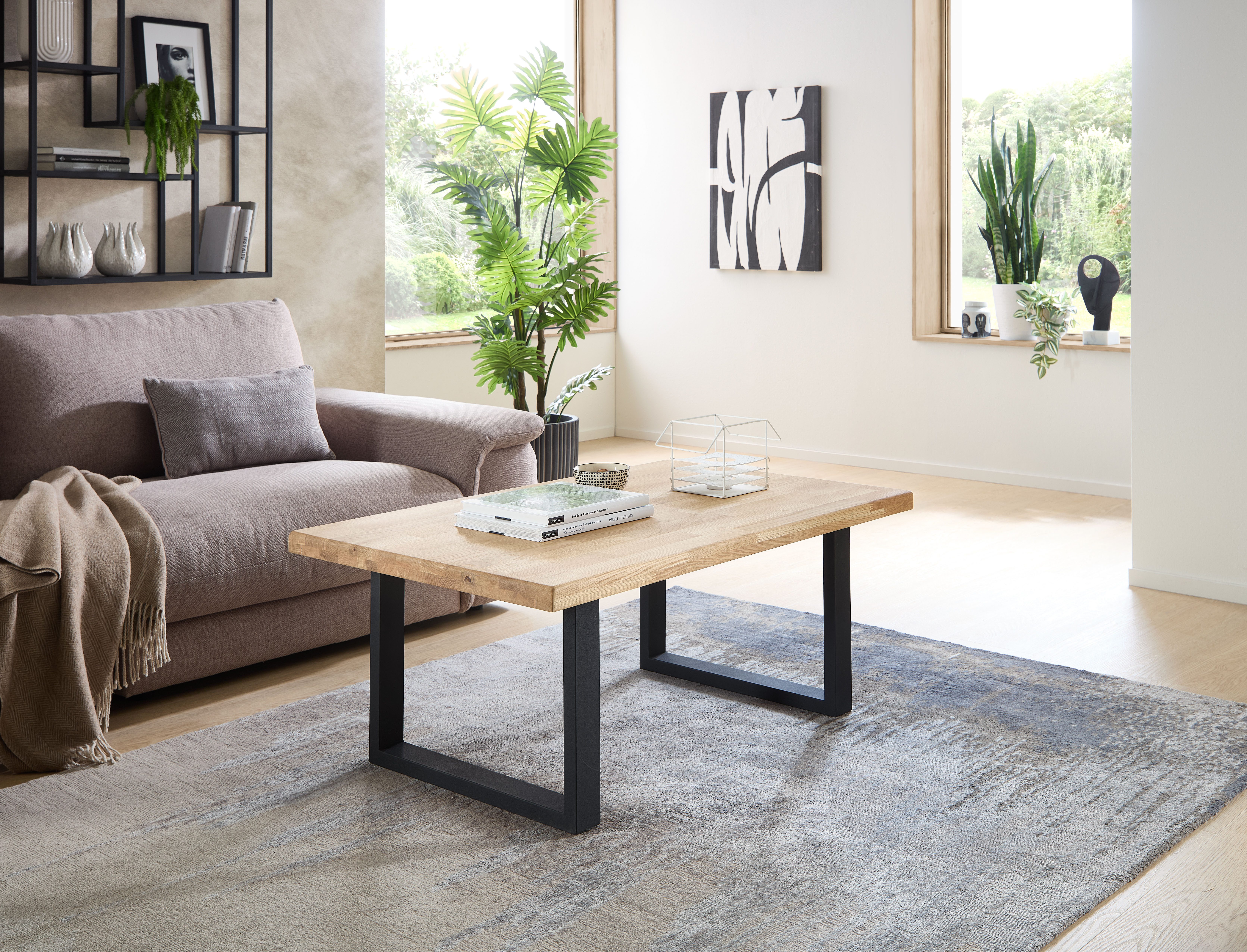 Stolkom Salontafel Chris salontafel eik massief hout, BxHxD 110x47x70 cm