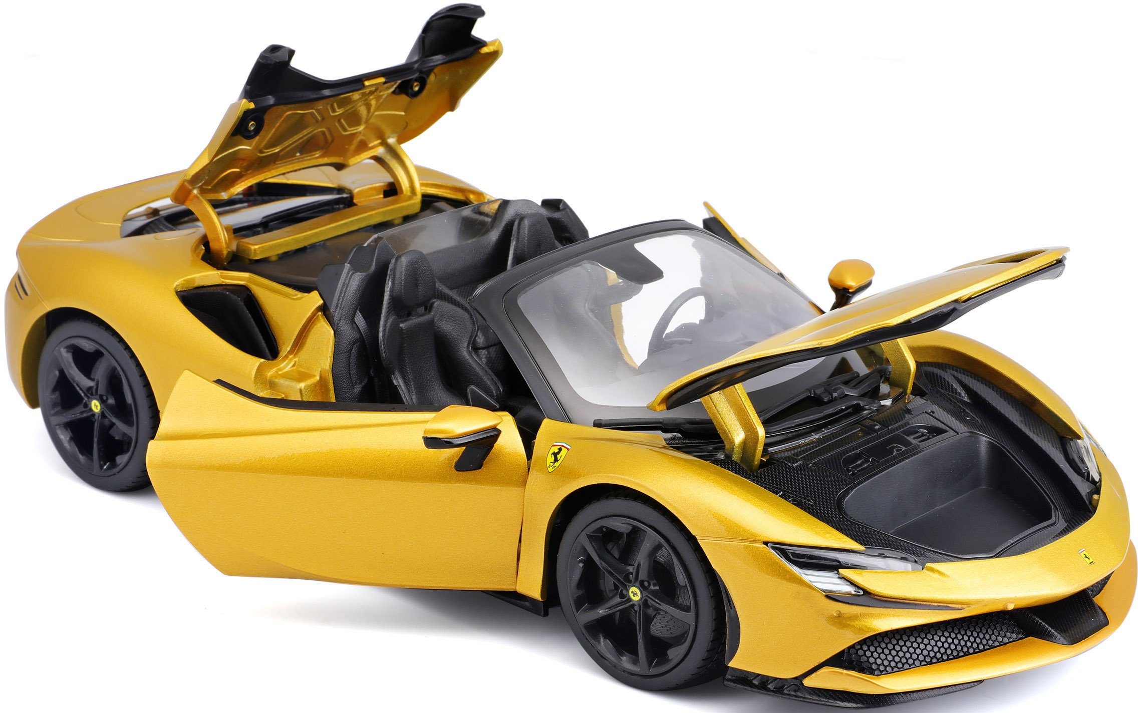 Bburago Auto op schaal Ferrari SF90 Spider, goudkleur