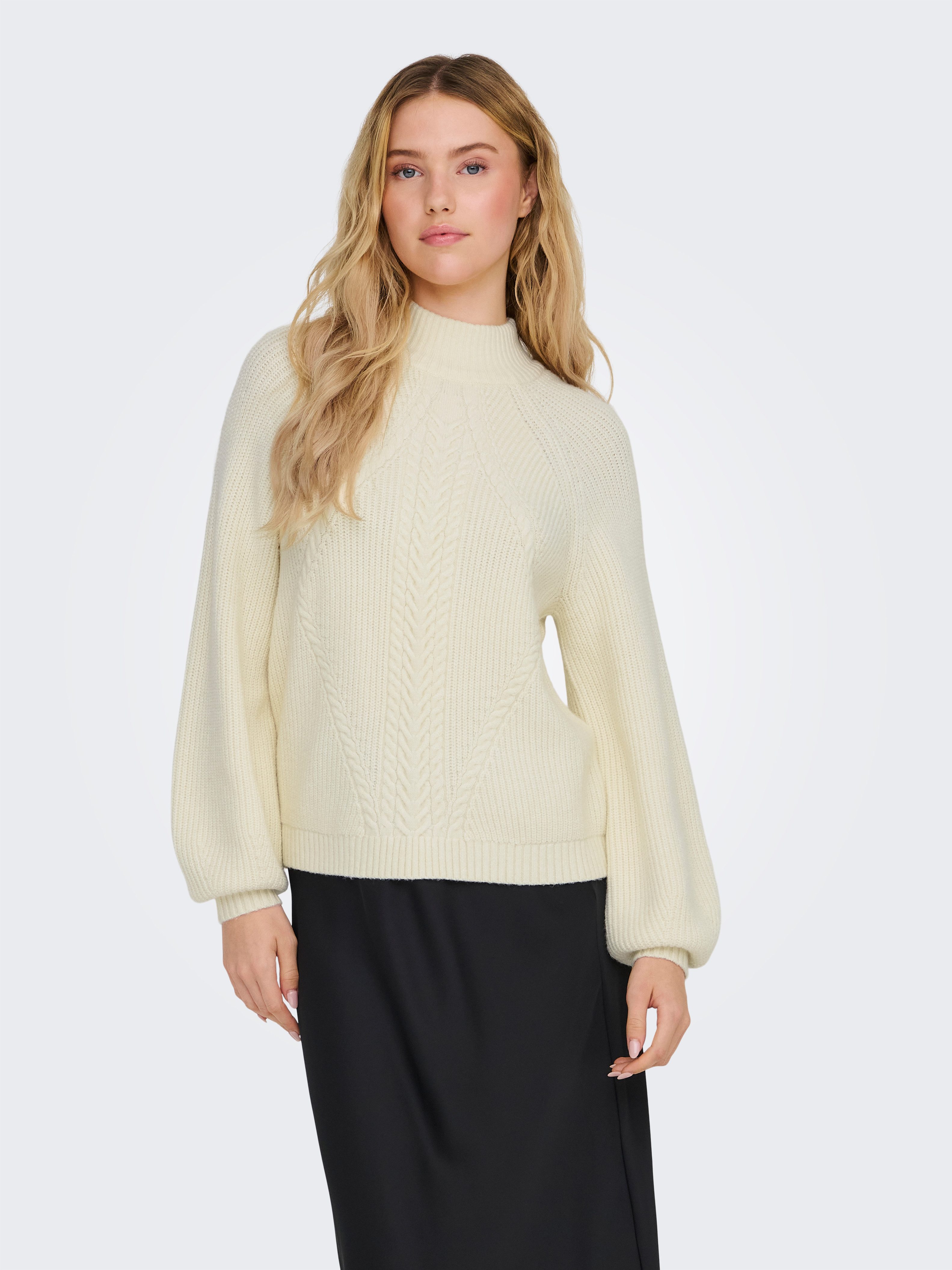 Only Trui met staande kraag ONLKATIA LS DETAIL HIGHNECK CC KNT