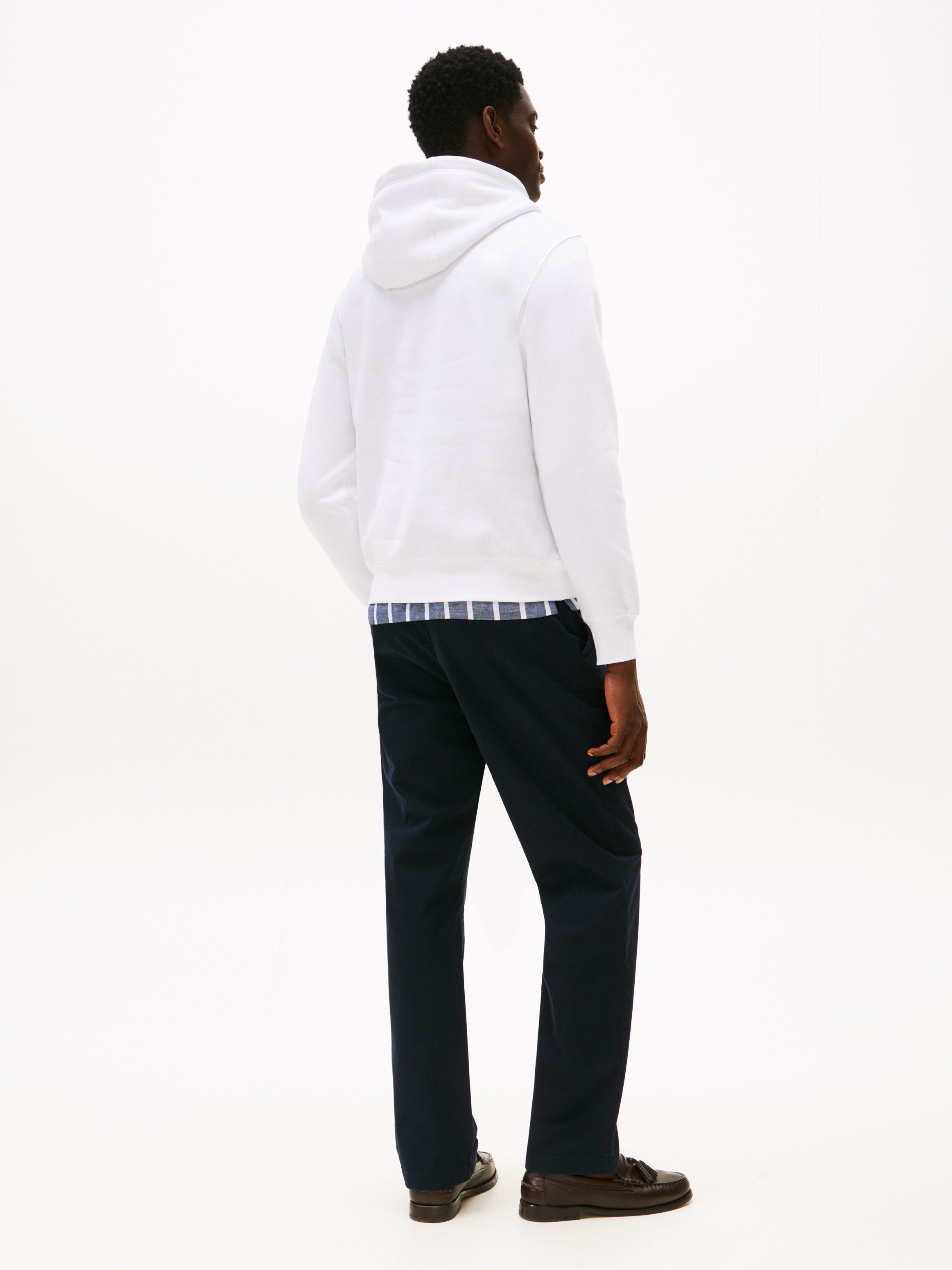 Tommy Hilfiger Hoodie HILFIGER CHEST INSERT HOODY met capuchon, kangoeroezak, logo-inscriptie