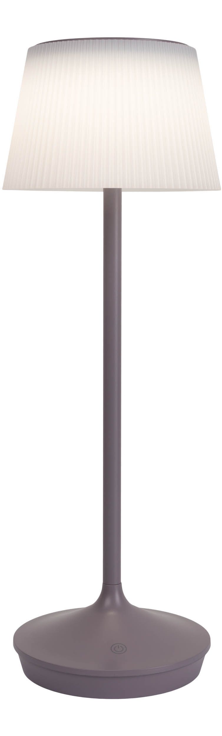 näve Led-tafellamp Zonne-lamp / acculamp "EMMI" Zonne-energie, accubedrijf, CCT, aanraaksensor, accutafellamp (1 stuk)