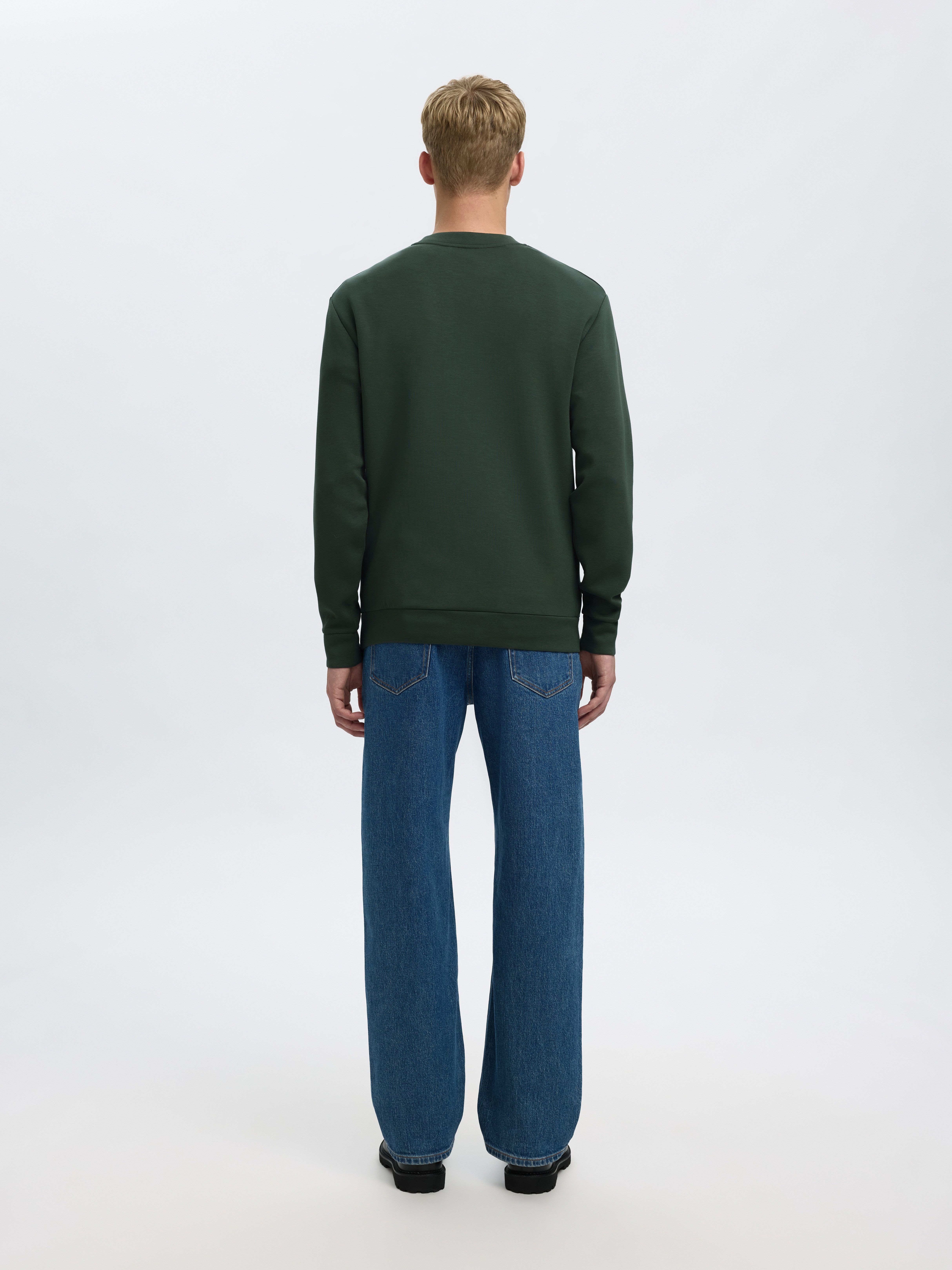 SELECTED HOMME Sweatshirt SLHEMANUEL SOFT CREW NECK SWEAT NOOS