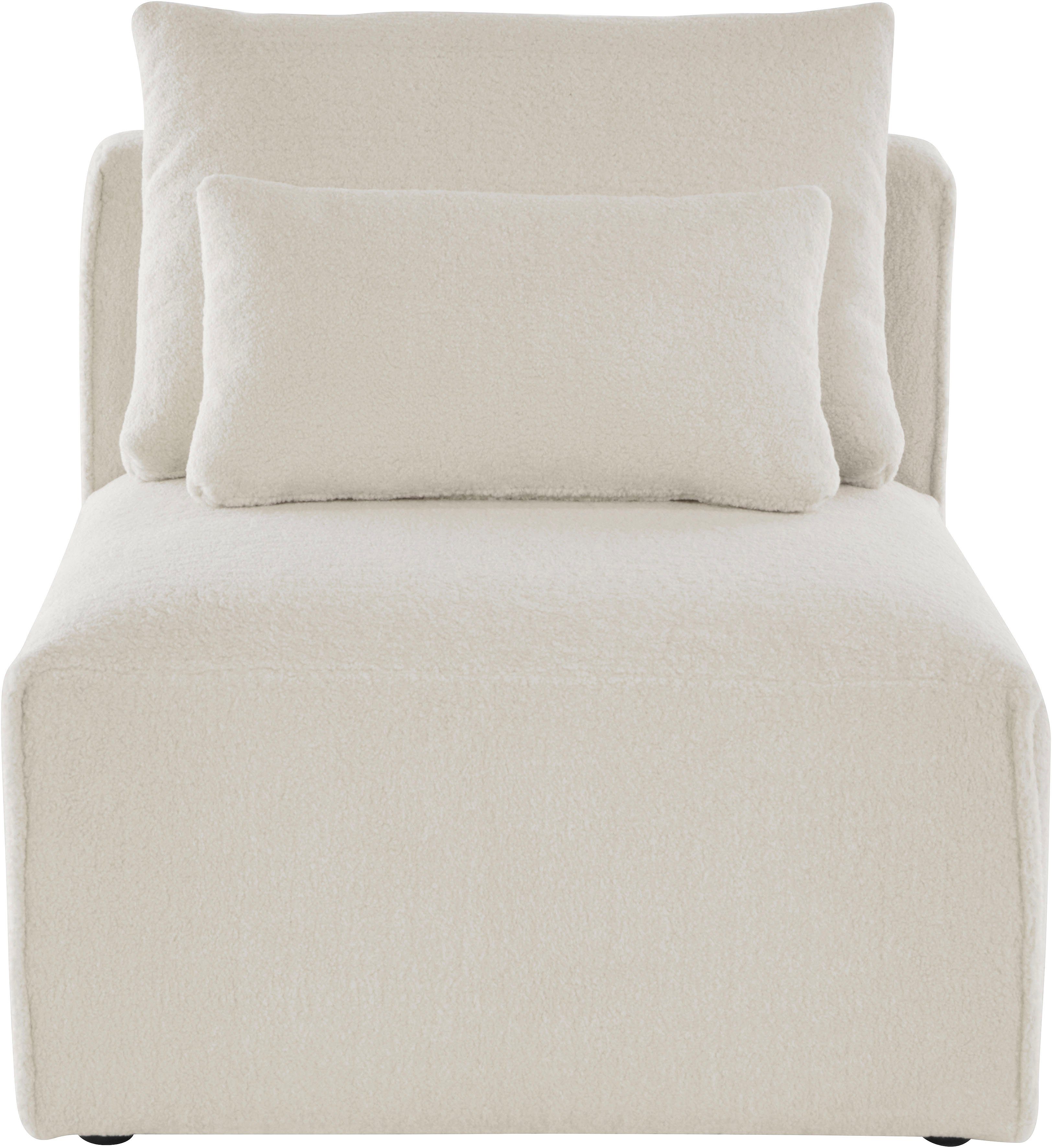 Guido Maria Kretschmer Home&Living Fauteuil Comfine Modulaire fauteuil om zelf samen te stellen, in 3 overtrekvarianten